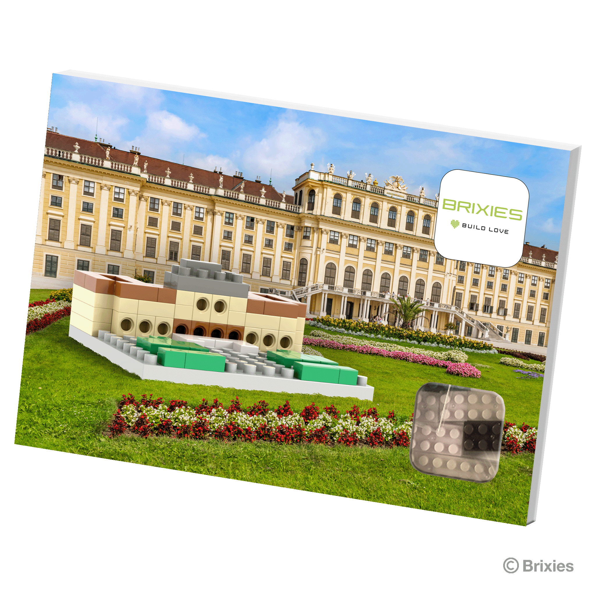 BRIXIES Postkarte Schloss Schönbrunn/  Schönbrunn Palace
