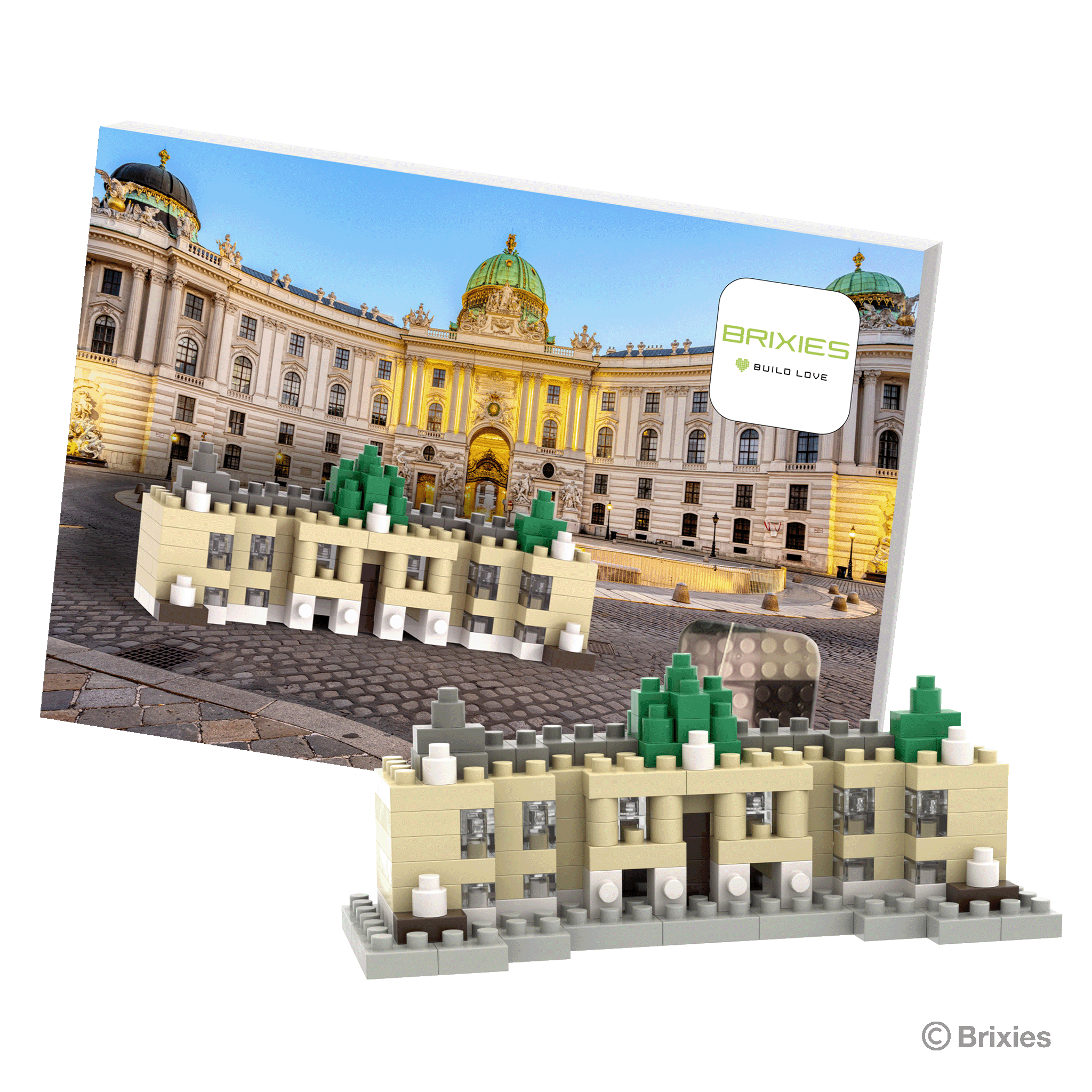 BRIXIES Postkarte Hofburg Wien / Hofburg Vienna