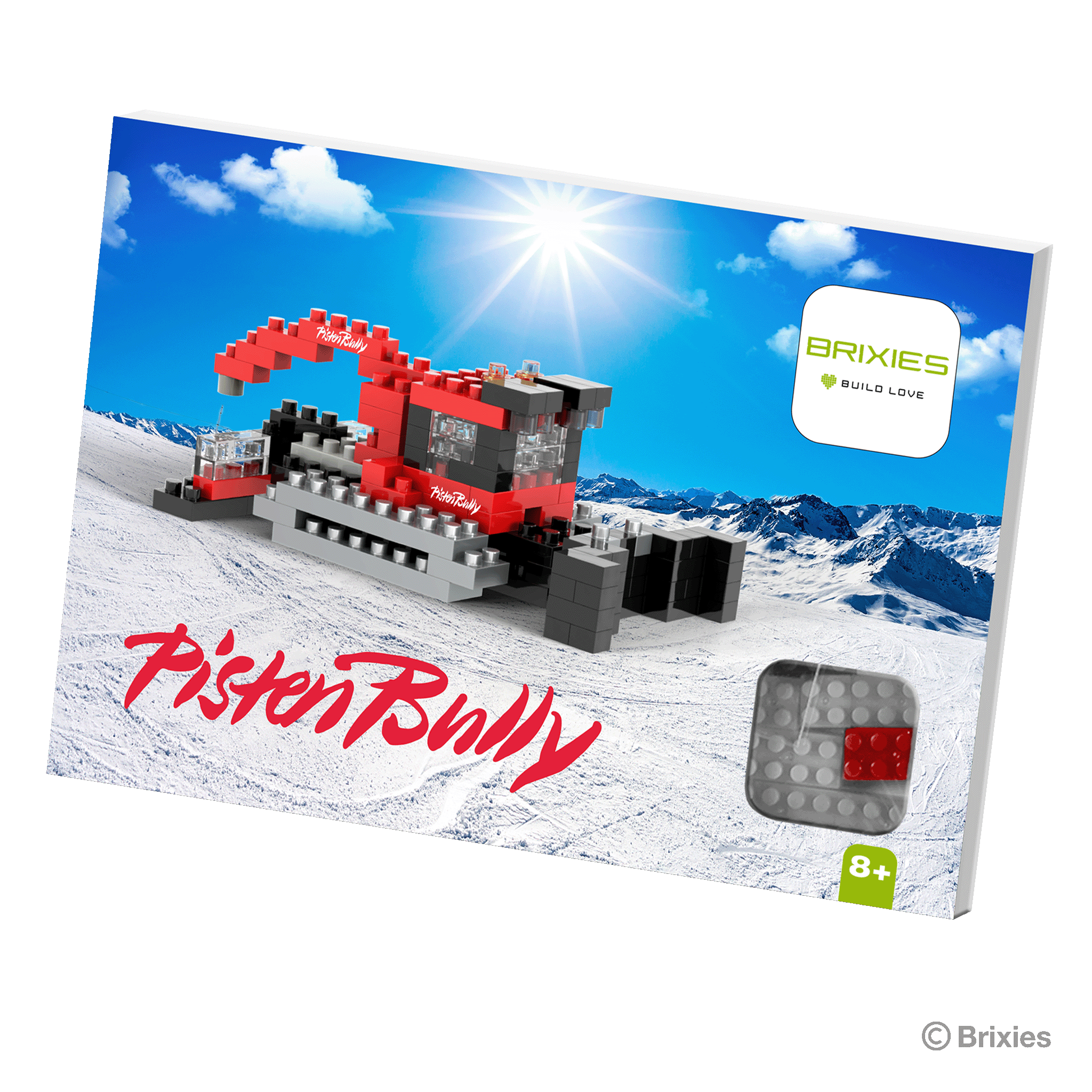BRIXIES Postkarte PistenBully
