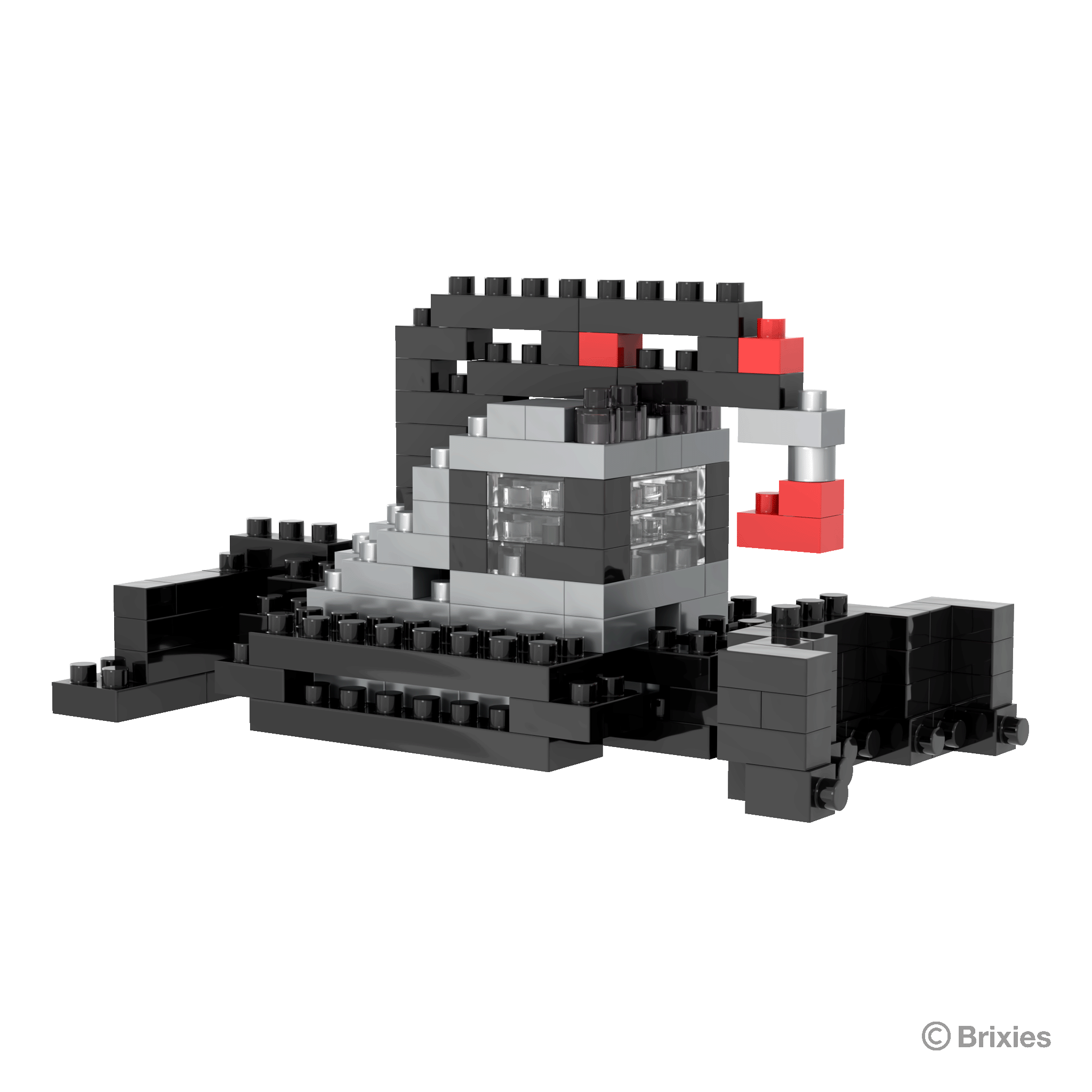 BRIXIES Postkarte Prinoth Leitwolf Pistenraupe