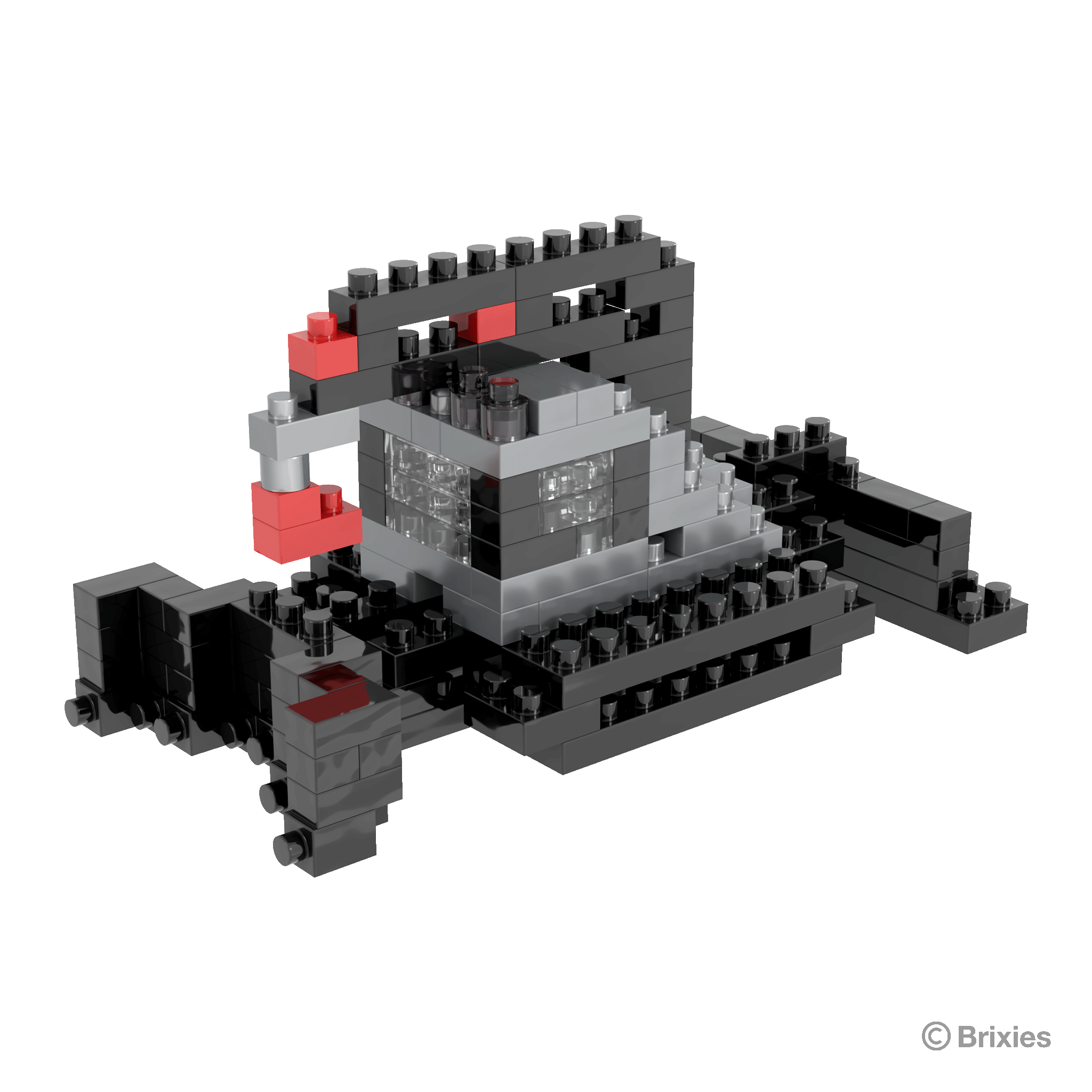 BRIXIES Postkarte Prinoth Leitwolf Pistenraupe