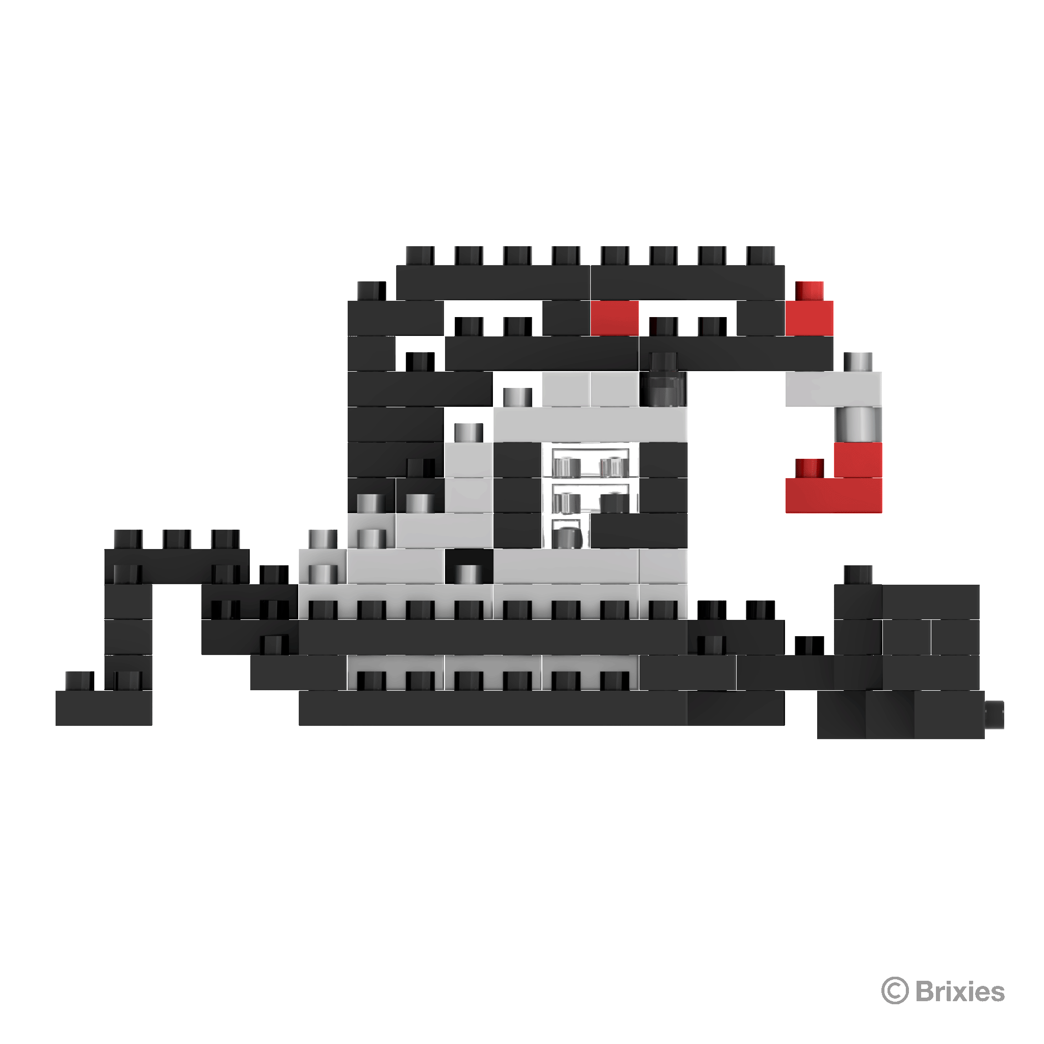 BRIXIES Postkarte Prinoth Leitwolf Pistenraupe