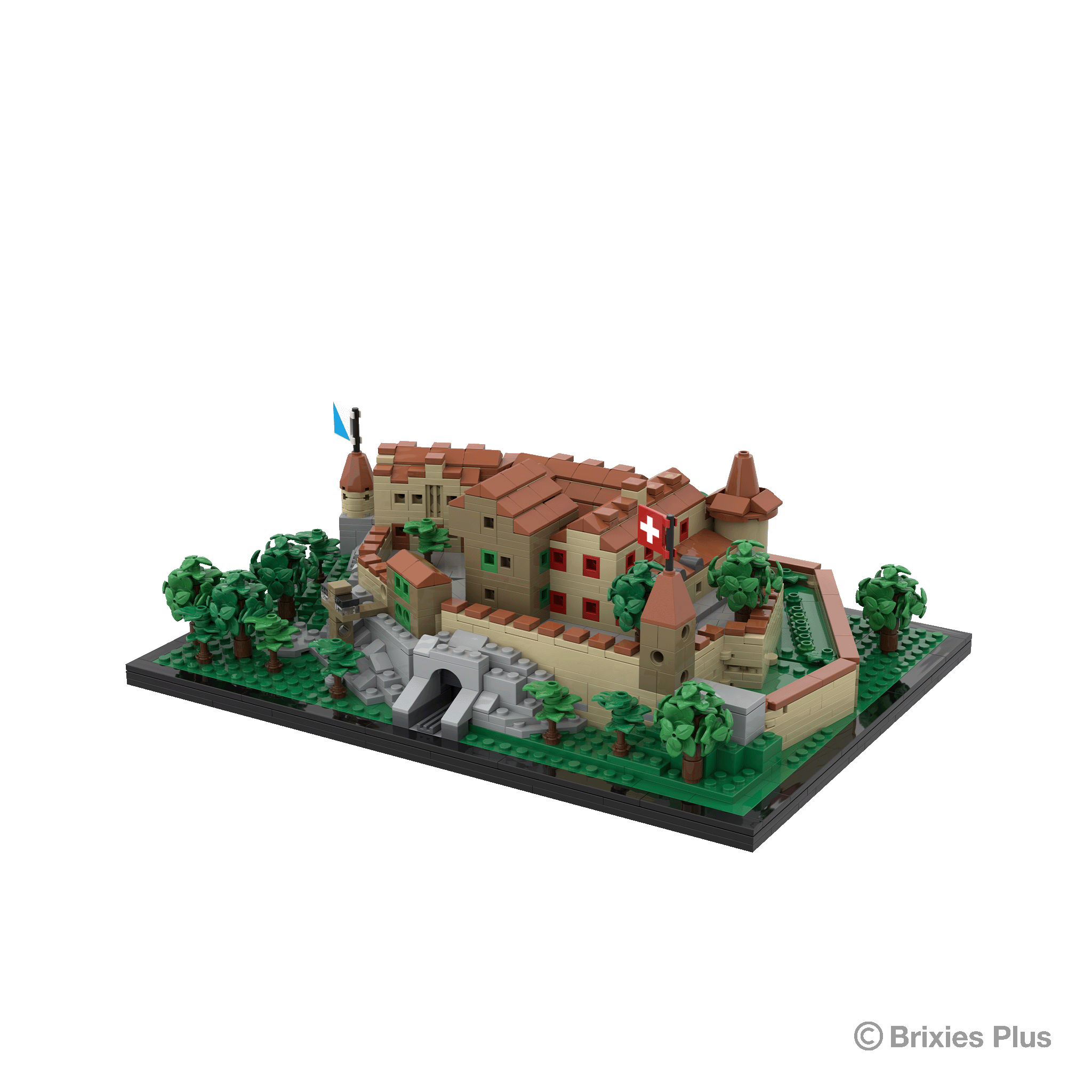 BRIXIES Plus Schweizer Schloss Laufen / Swiss Schloss Laufen
