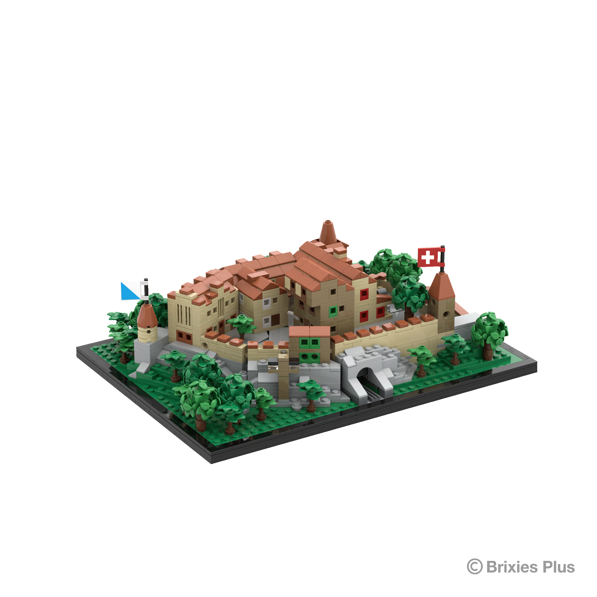 BRIXIES Plus Schweizer Schloss Laufen / Swiss Schloss Laufen