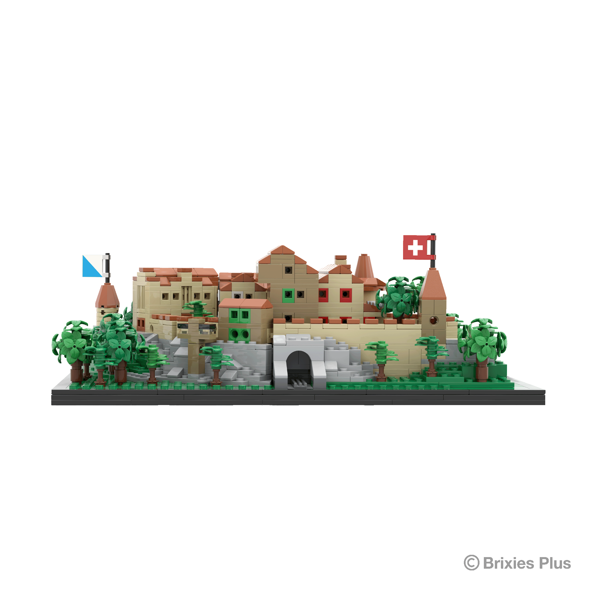 BRIXIES Plus Schweizer Schloss Laufen / Swiss Schloss Laufen