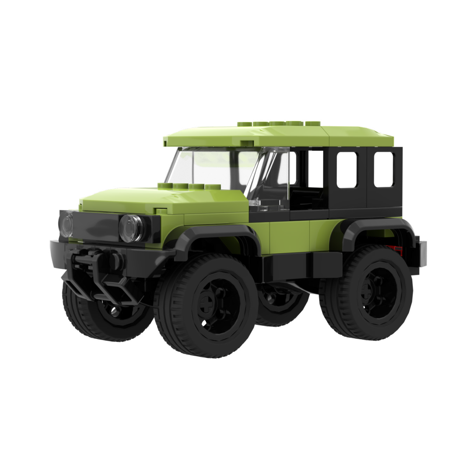 BRIXIES Plus Mini Geländewagen grün / Mini Off Roader green