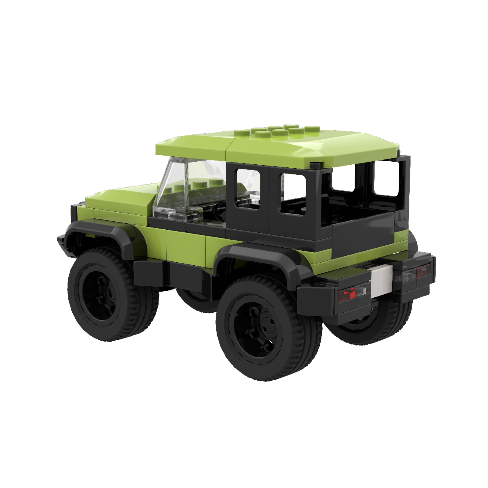 BRIXIES Plus Mini Geländewagen grün / Mini Off Roader green