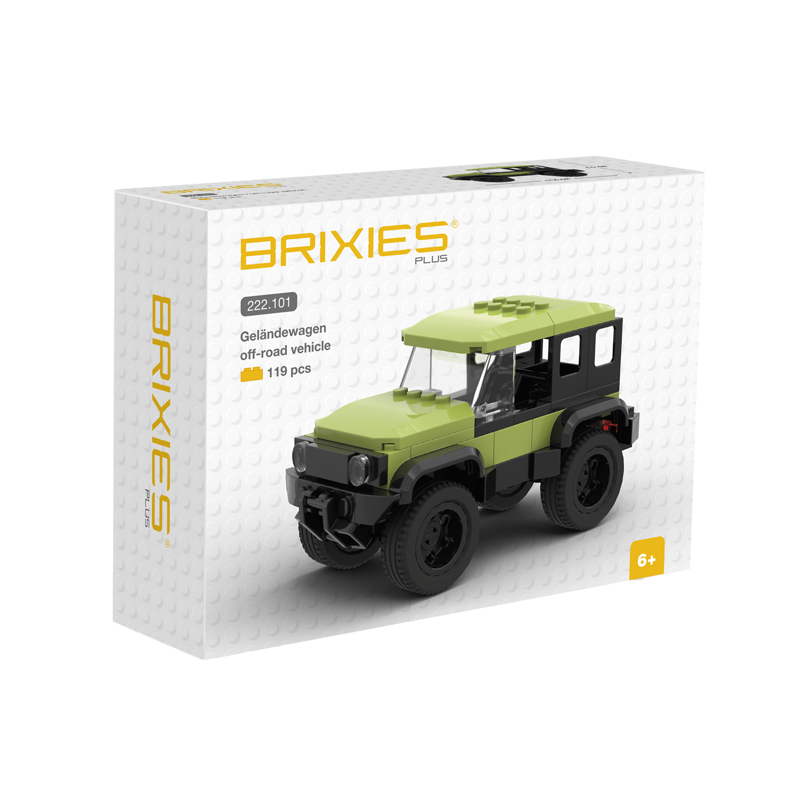 BRIXIES Plus Mini Geländewagen grün / Mini Off Roader green