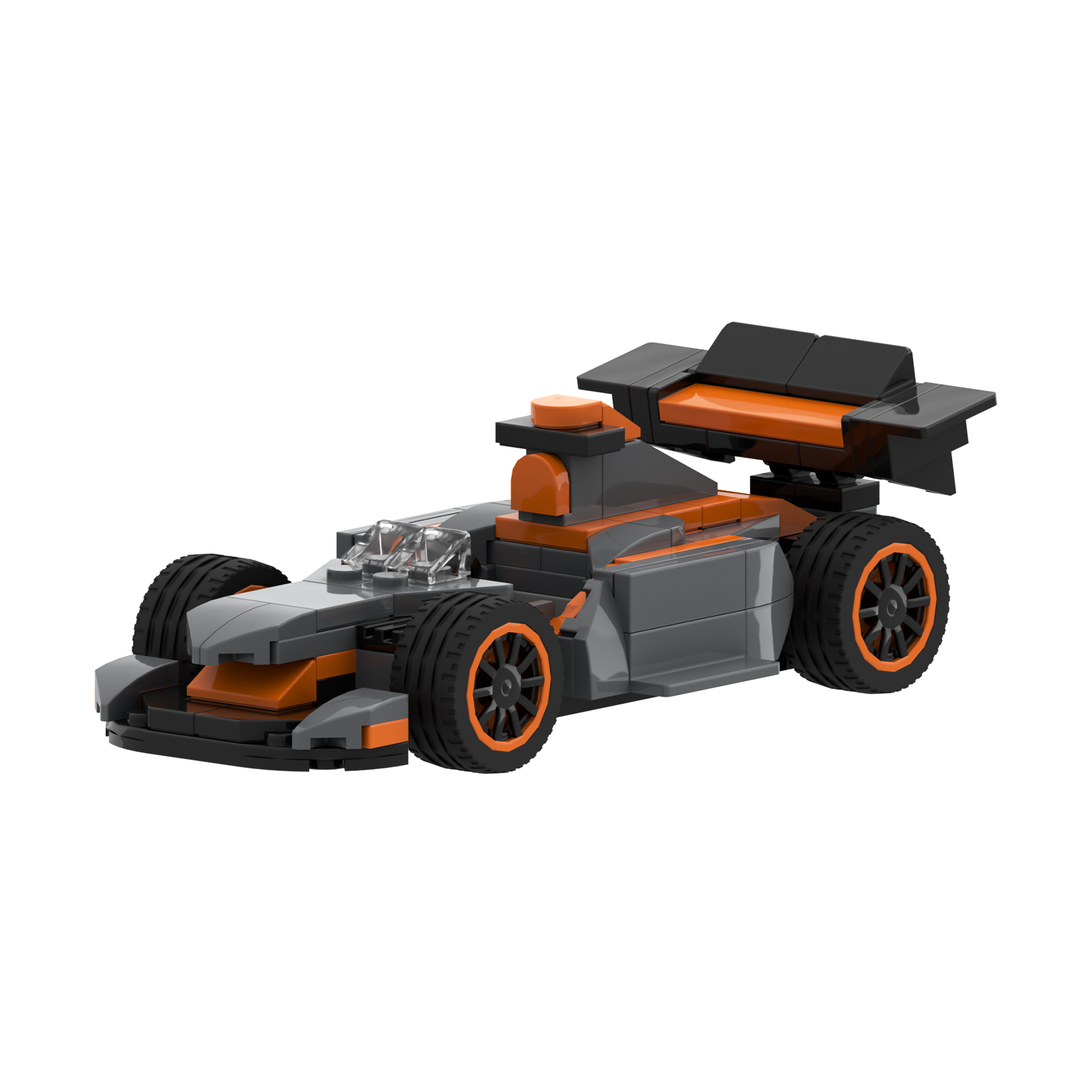 BRIXIES Plus Mini Strecken Rennwagen / Mini Track Racer