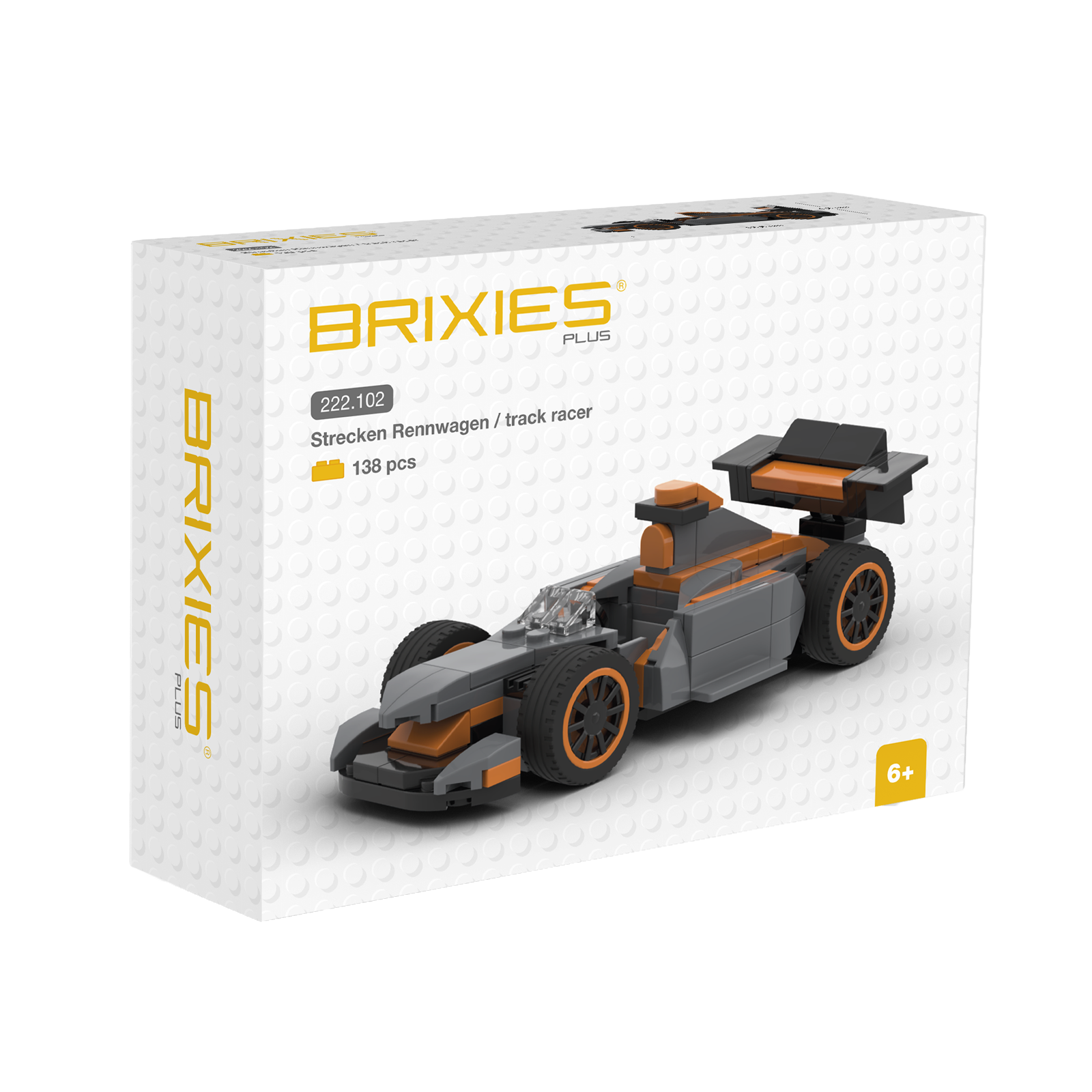 BRIXIES Plus Mini Strecken Rennwagen / Mini Track Racer