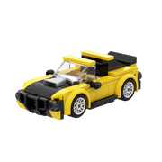 BRIXIES Plus Mini Rennwagen gelb / Mini Racer yellow