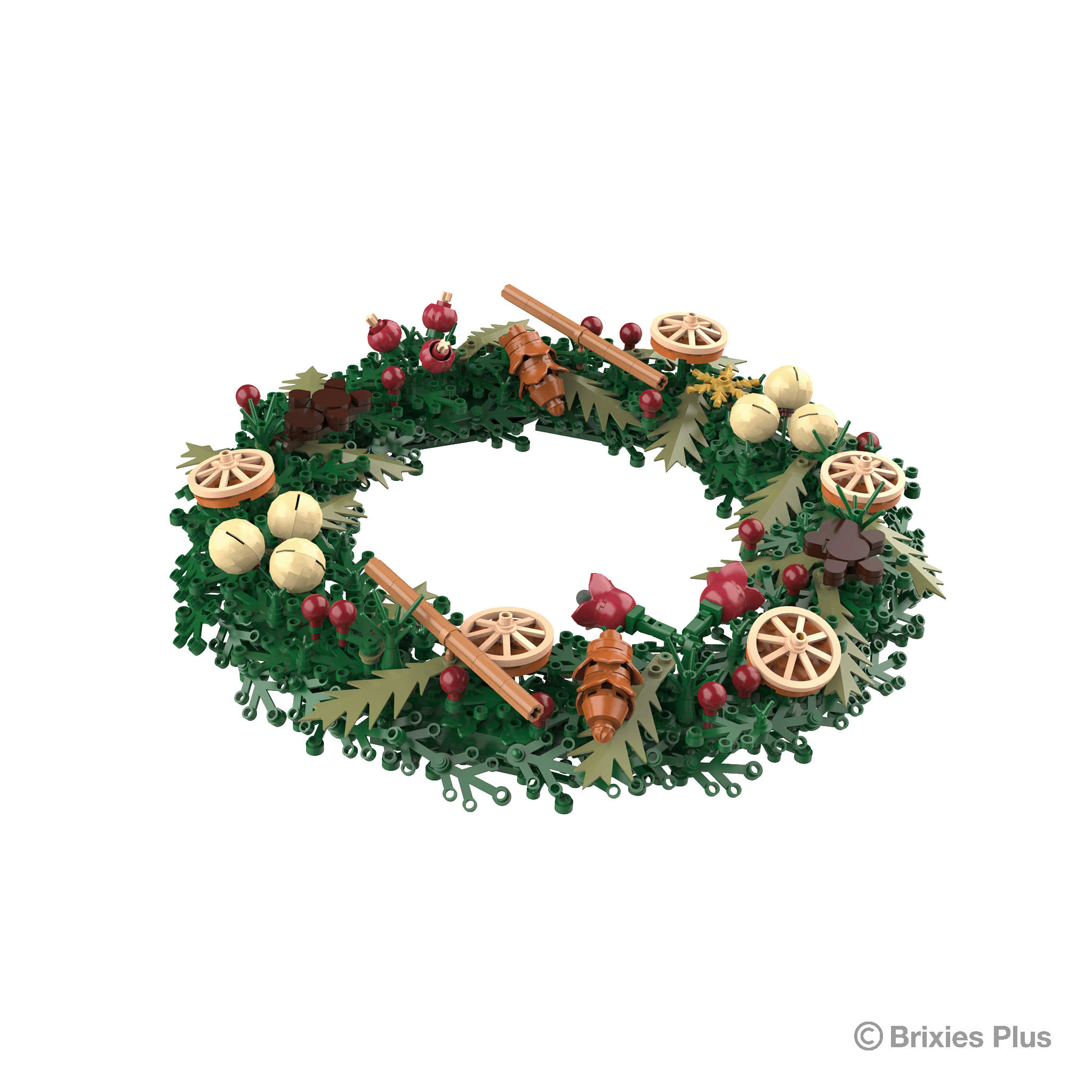 BRIXIES Plus Weihnachtskranz Adventskranz Blumenkranz