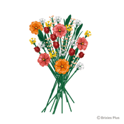 BRIXIES Plus Blumenstrauss / Flower bouquet "Sunrise"