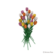 BRIXIES Plus Blumenstrauss / Flower bouquet "Tulpen / Tulips"