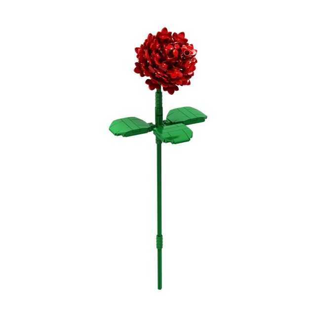 BRIXIES Plus Flowers Rose