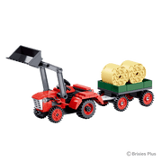 BRIXIES Plus Traktor rot / Tractor red