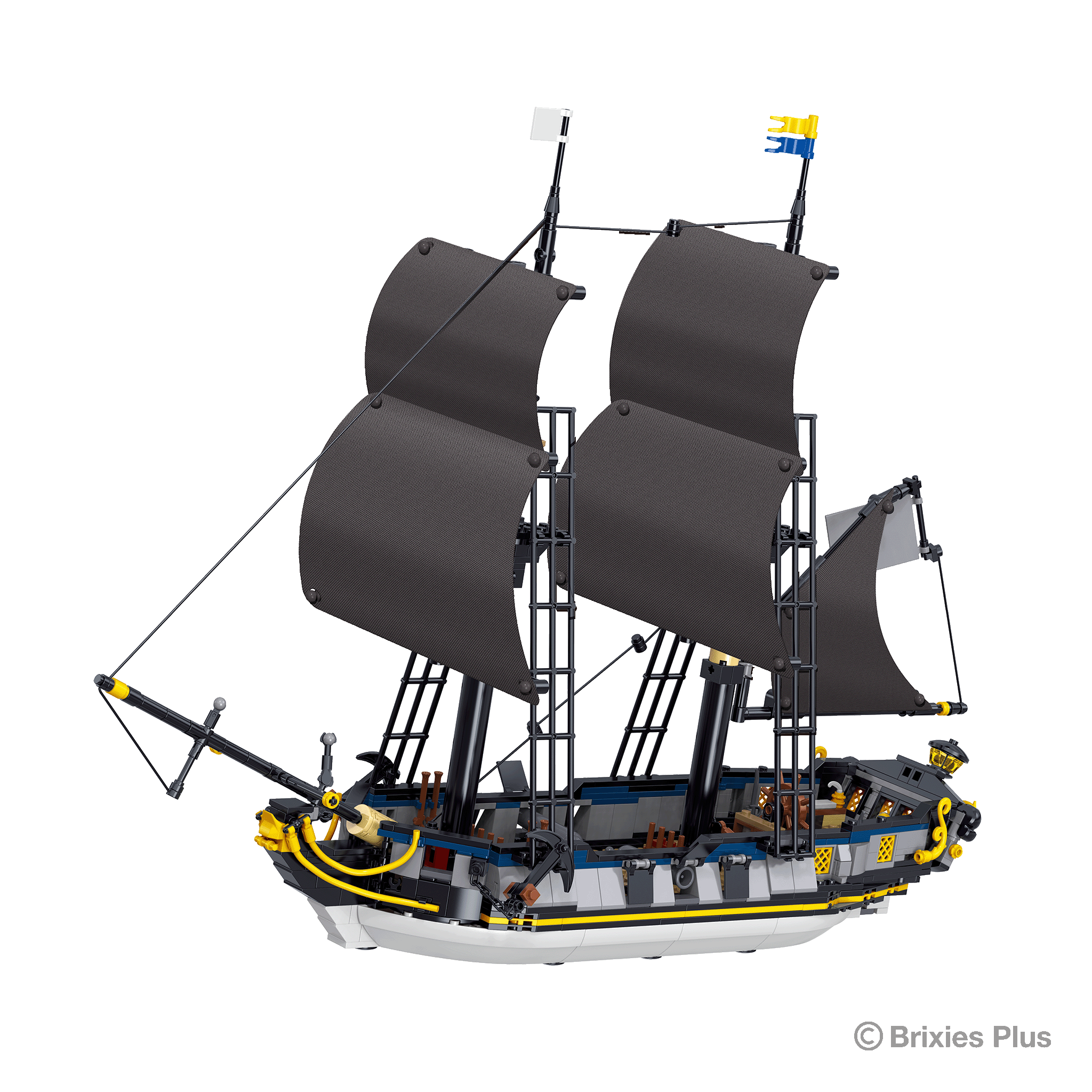 BRIXIES Plus Piraten Schiff groß