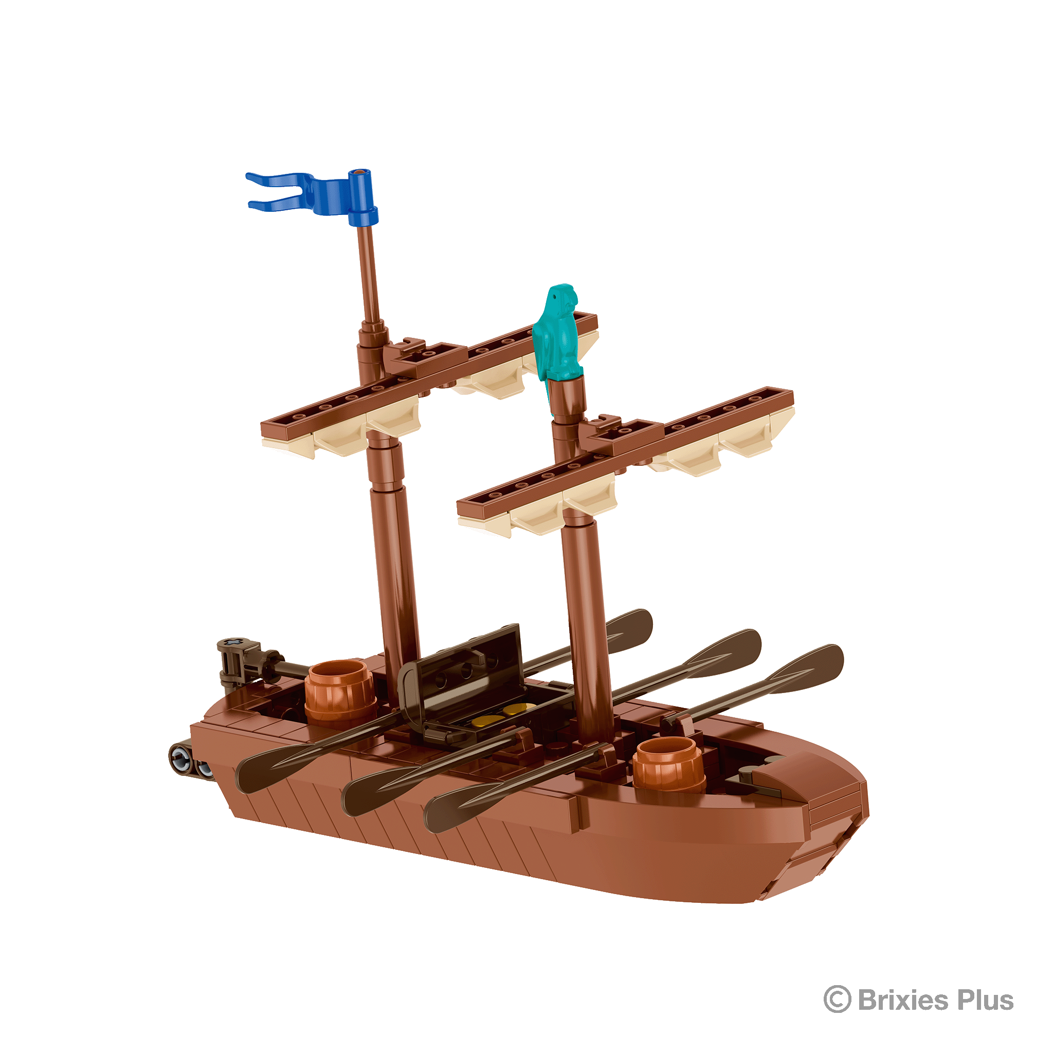 BRIXIES Plus Piraten Schiff klein
