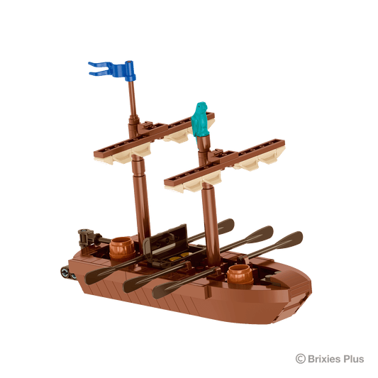 BRIXIES Plus Piraten Schiff klein