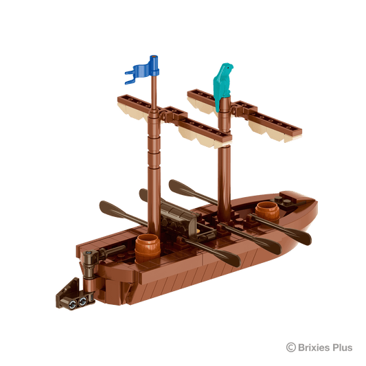 BRIXIES Plus Piraten Schiff klein