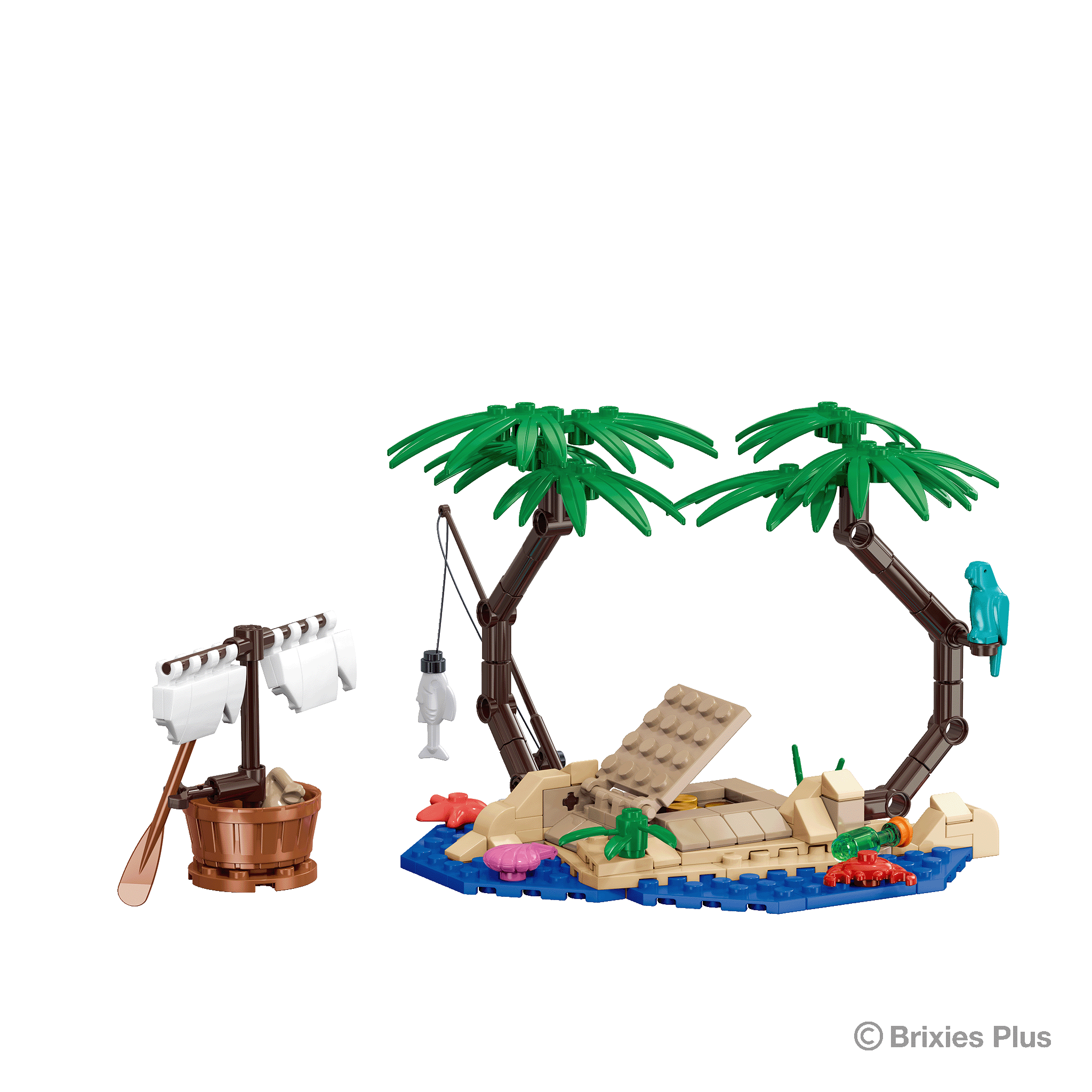 BRIXIES Plus Pirateninsel schatz