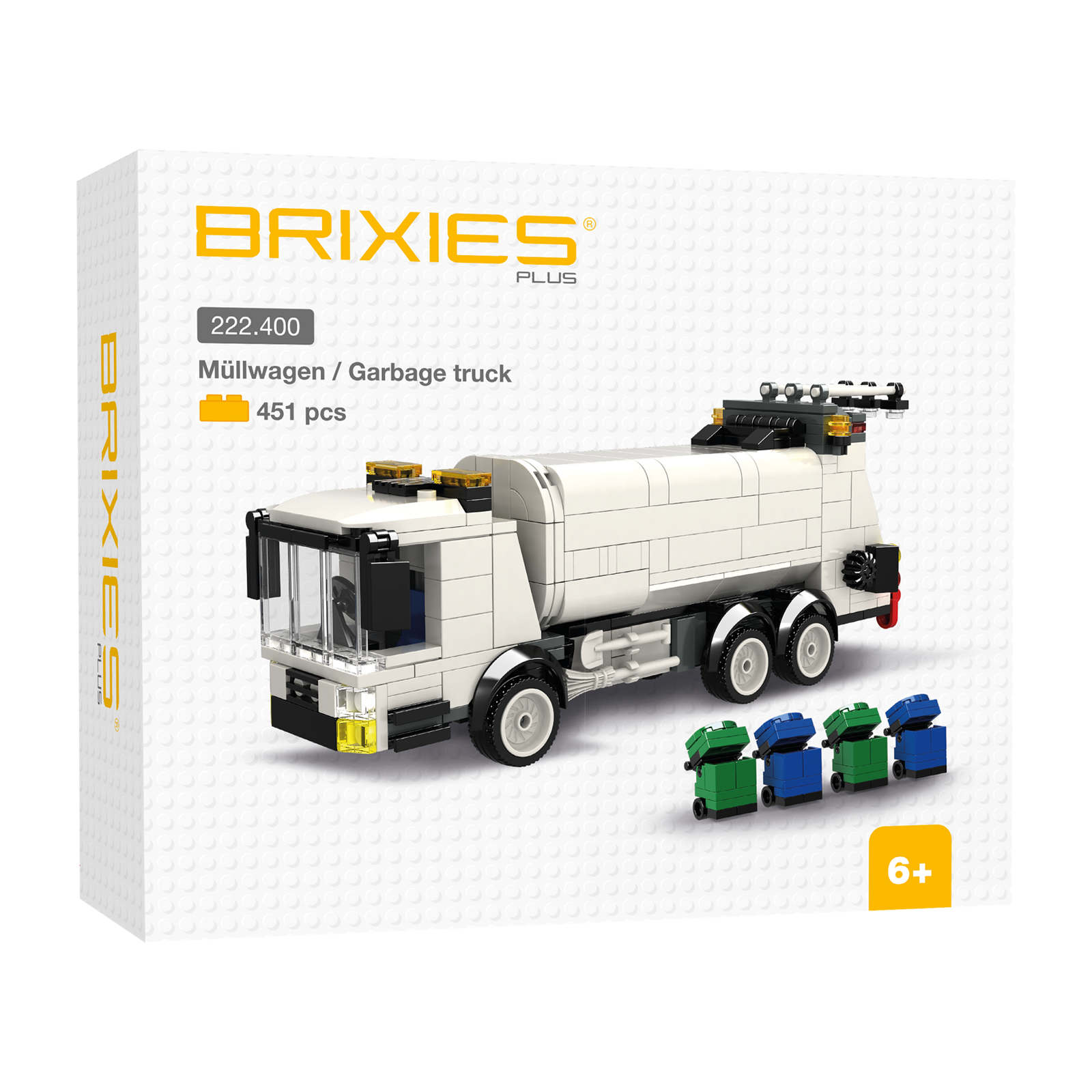 BRIXIES Plus Müllwagen / Trash Car