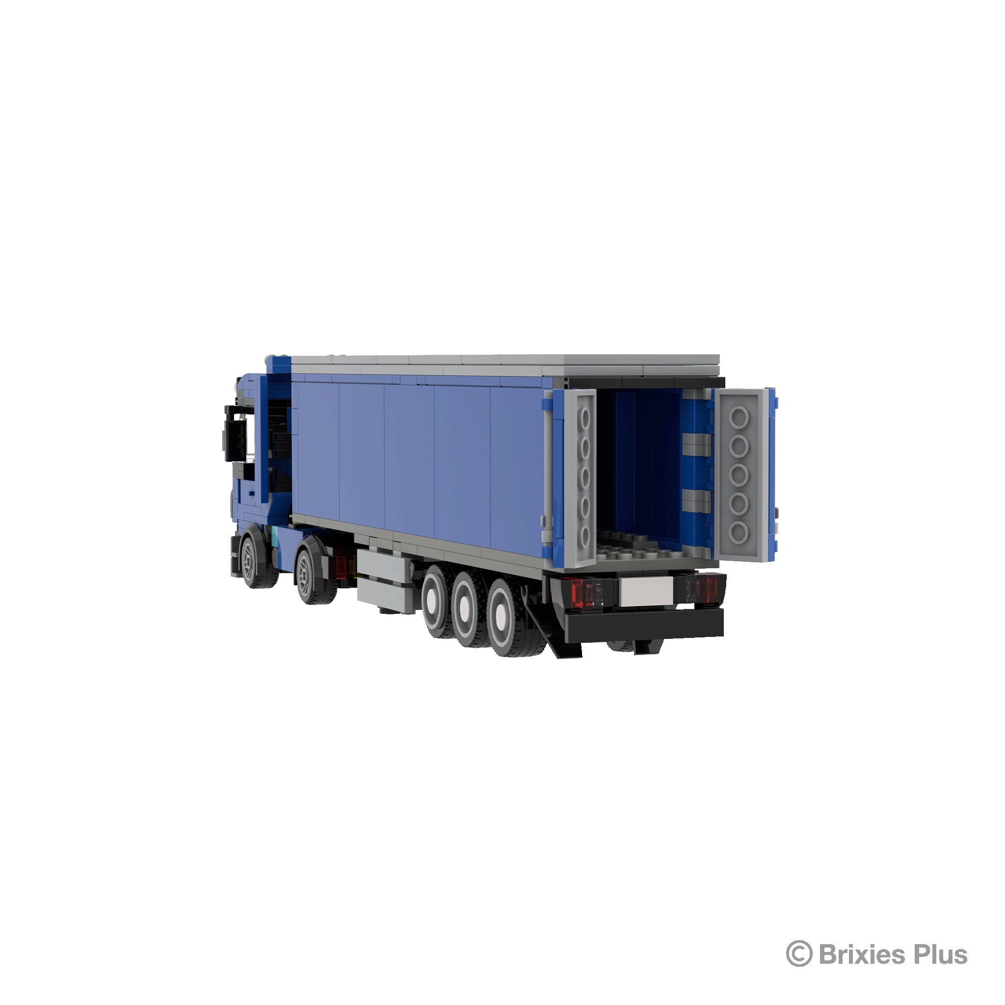 BRIXIES Plus LKW mit Auflieger / Truck With Trailer