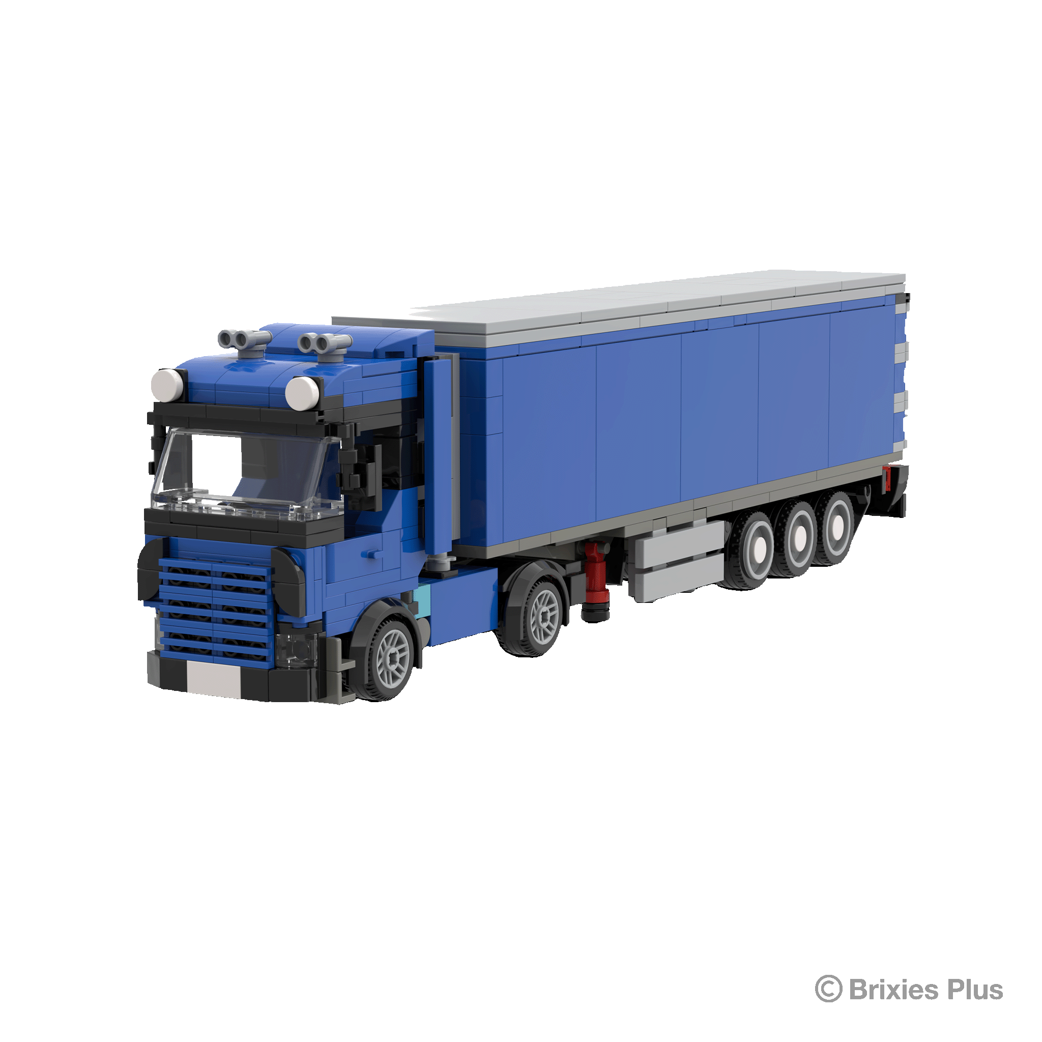 BRIXIES Plus LKW mit Auflieger / Truck With Trailer