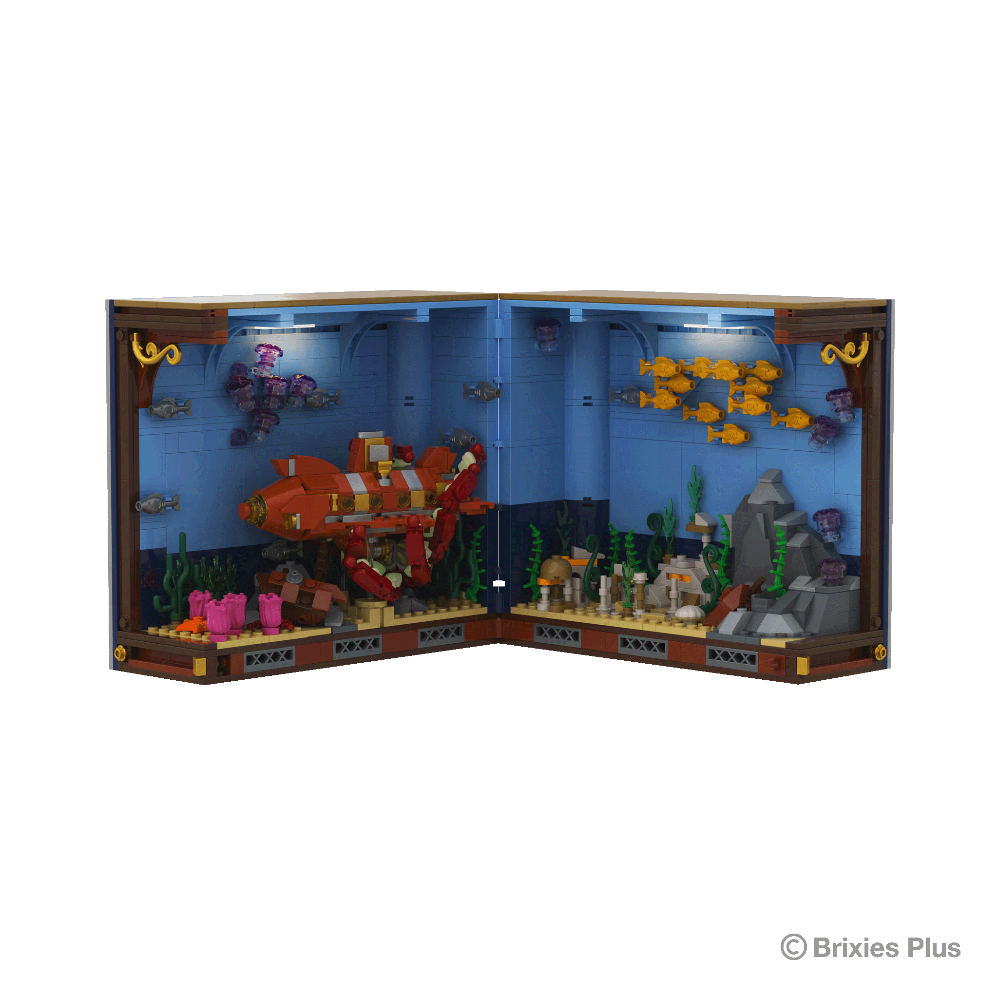 BRIXIES Plus Book nook Ocean discovery