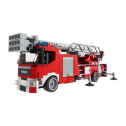 BRIXIES Plus Feuerwehr Drehleiter / Turntable ladder