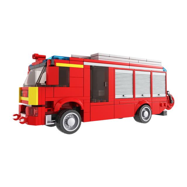BRIXIES Plus Feuerwehr Löschfahrzeug / Fire engine