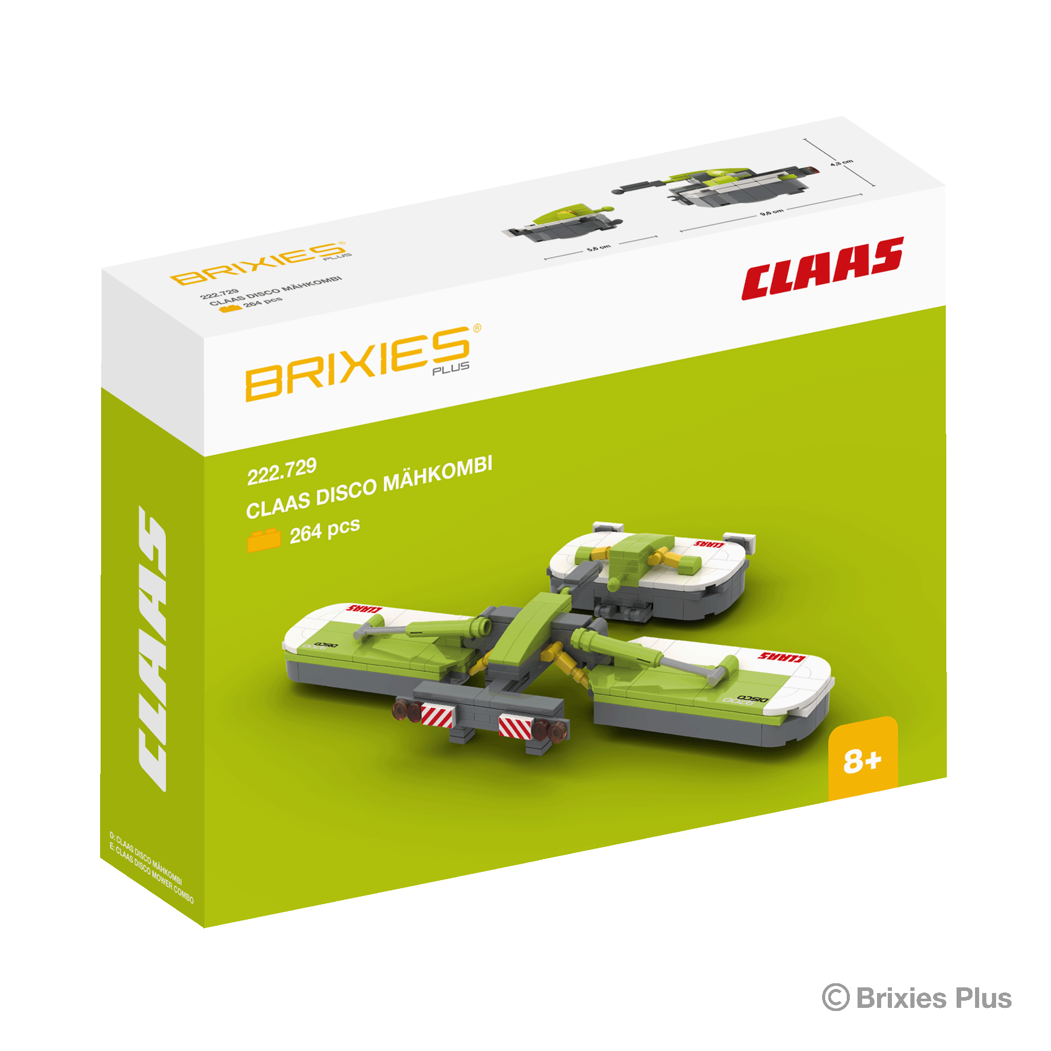 BRIXIES Plus CLAAS DISCO mower combination