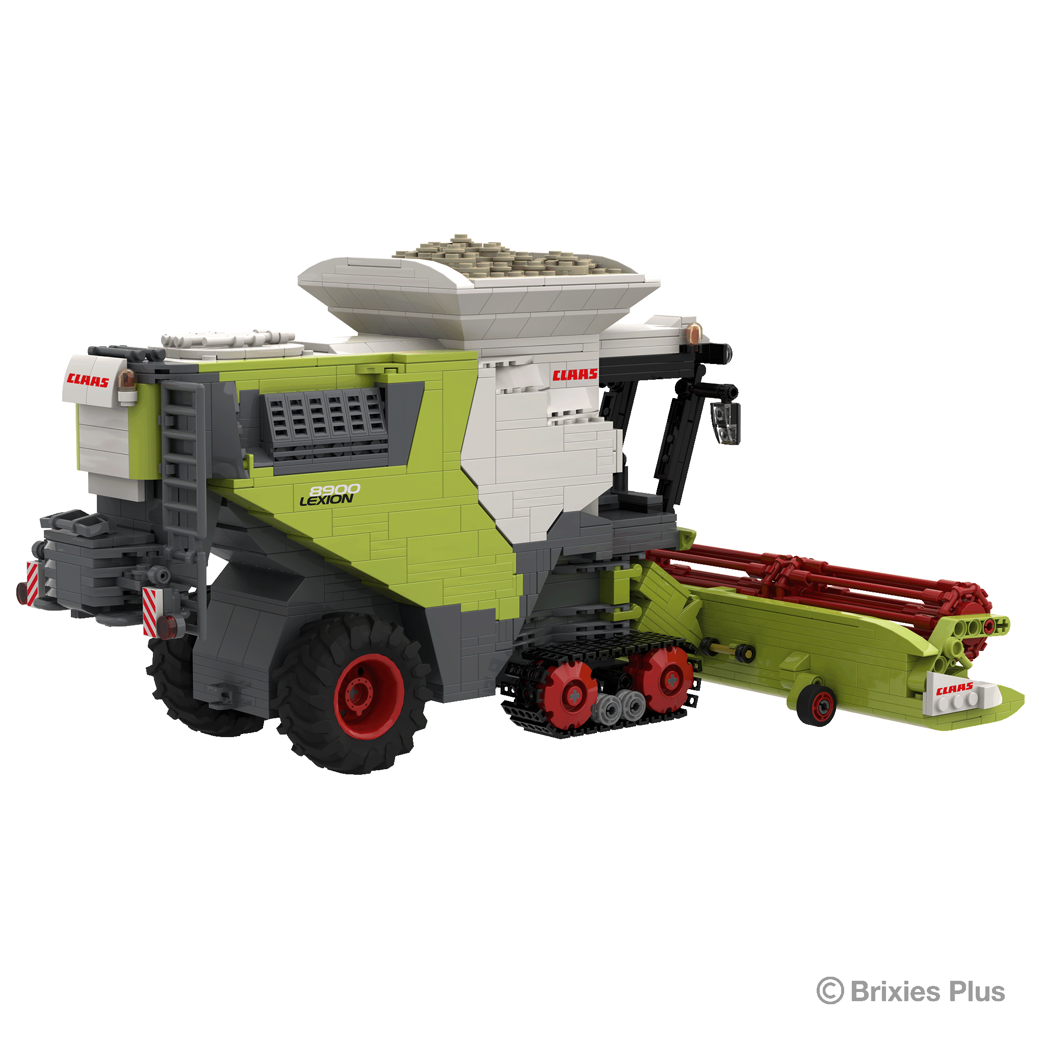 BRIXIES Plus CLAAS LEXION 8900 TERRA TRAC incl. trailer