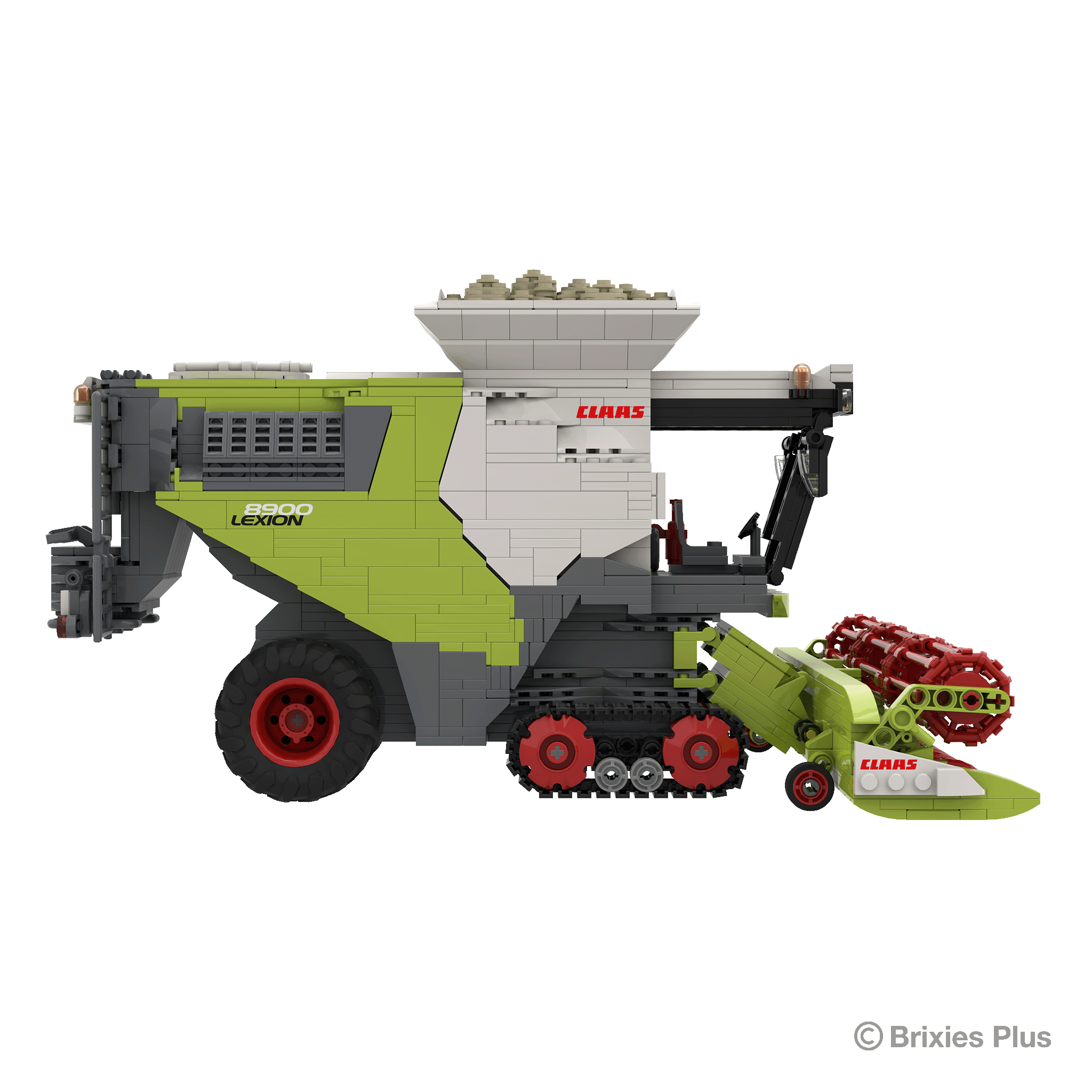 BRIXIES Plus CLAAS LEXION 8900 TERRA TRAC incl. trailer