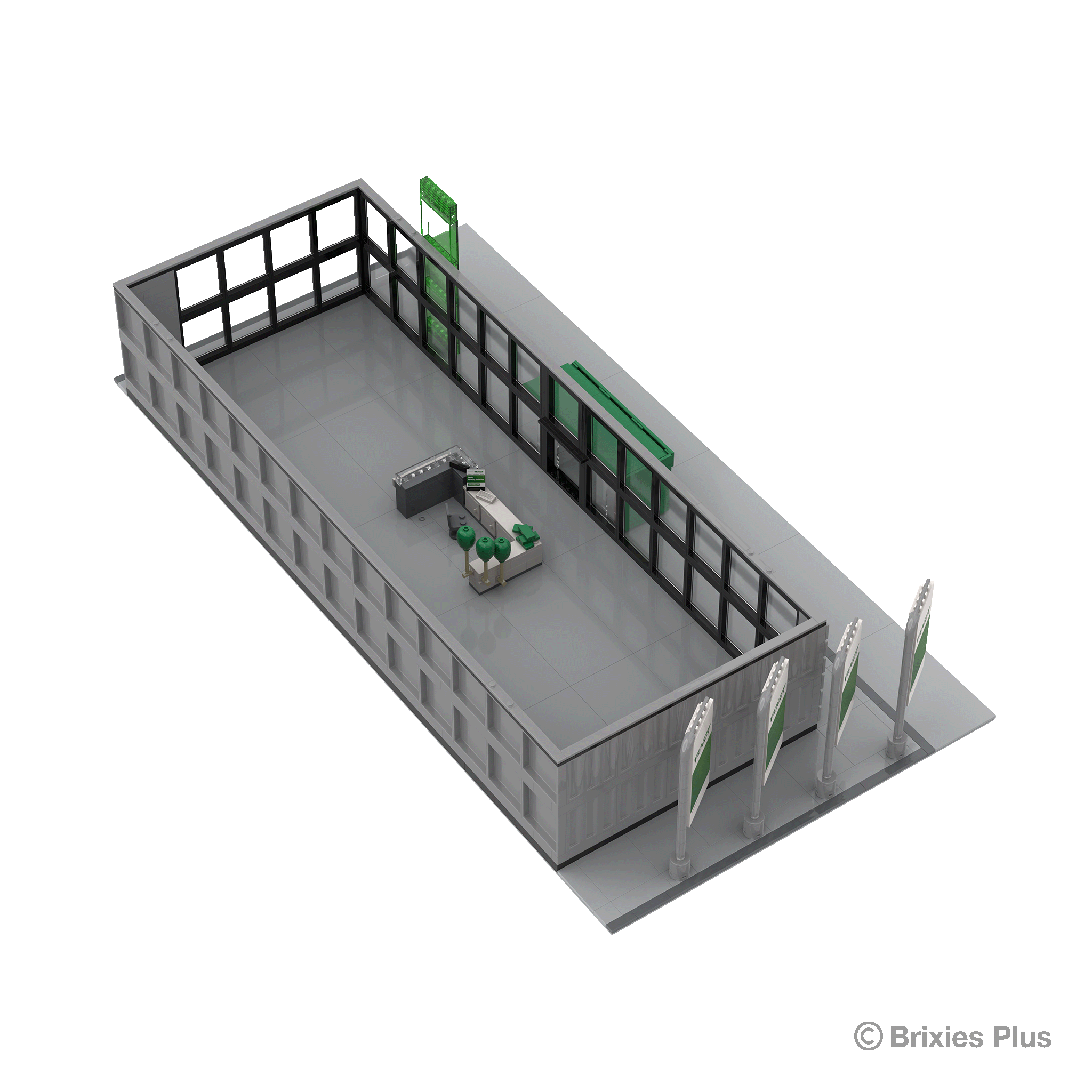 BRIXIES Plus Fendthalle Diorama