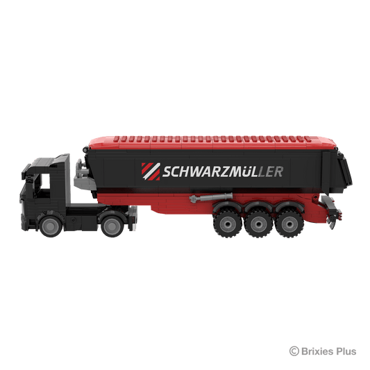 BRIXIES Plus Schwarzmüller Zugmaschine plus Muldenanhänger