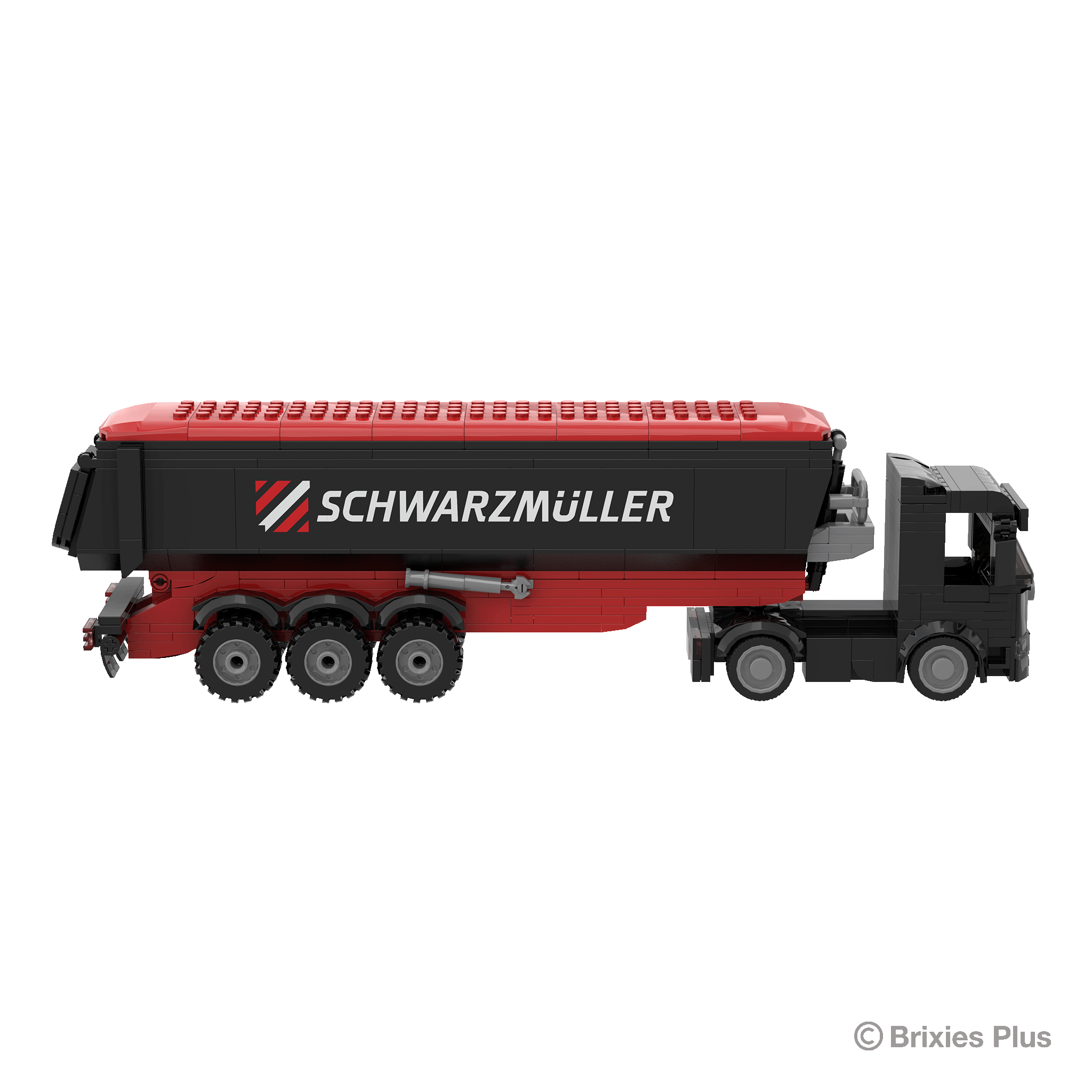 BRIXIES Plus Schwarzmüller Zugmaschine plus Muldenanhänger