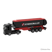 BRIXIES Plus Schwarzmüller Zugmaschine plus Muldenanhänger