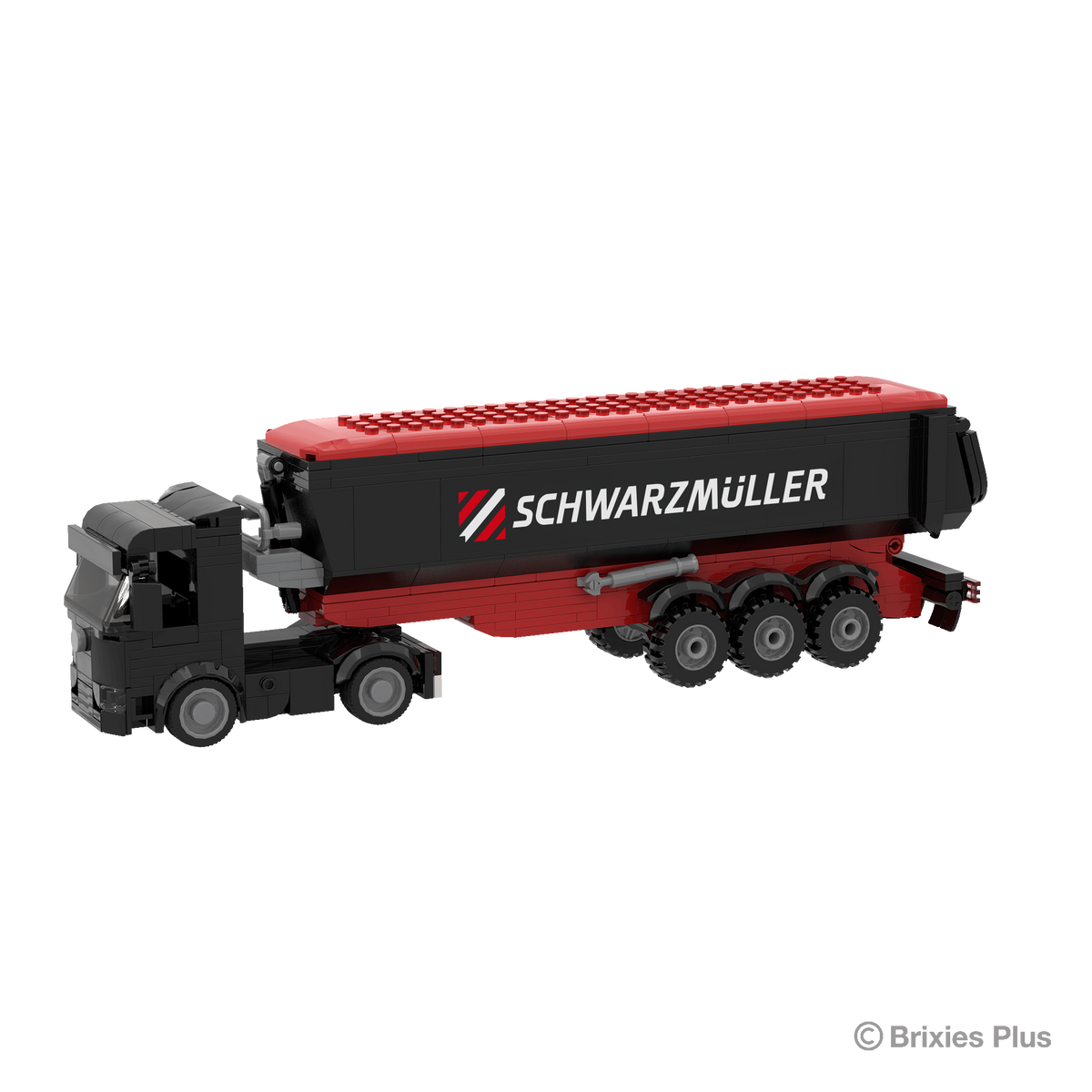 BRIXIES Plus Schwarzmüller tractor unit plus tipper trailer