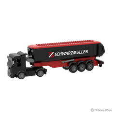 BRIXIES Plus Schwarzmüller tractor unit plus tipper trailer