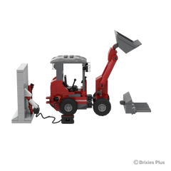 BRIXIES Plus Weidemann 1190e with wall stand + shovel
