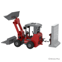 BRIXIES Plus Weidemann 1190e with wall stand + shovel