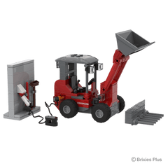 BRIXIES Plus Weidemann 1190e with wall stand + shovel