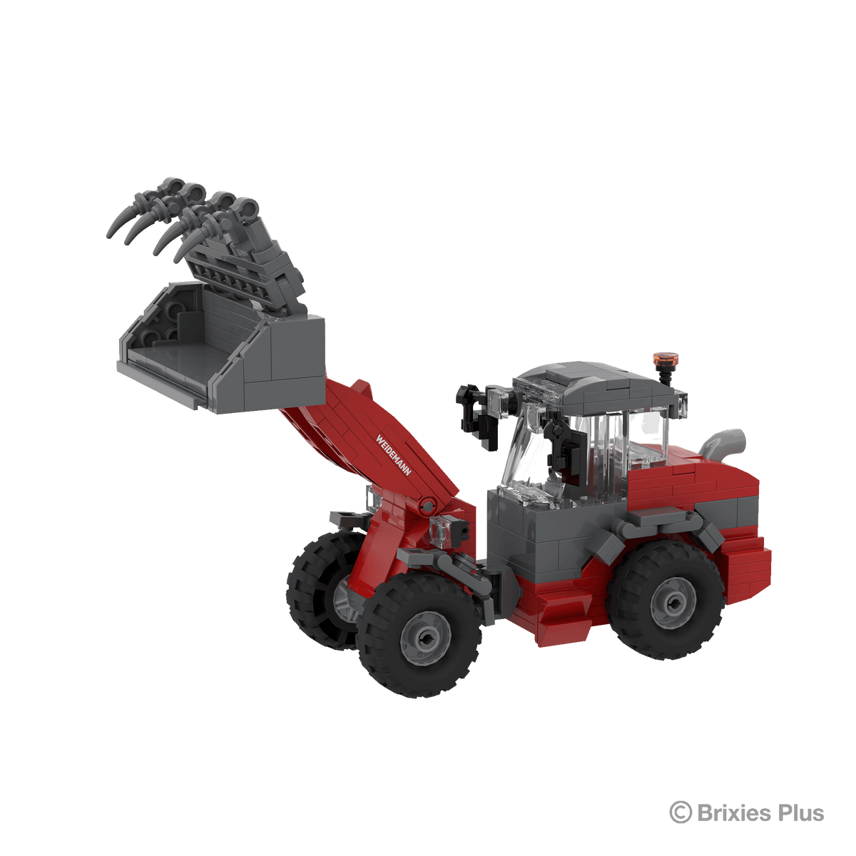 BRIXIES Plus Weidemann 3060 Greifschaufel & Plattengabel + Zubehör