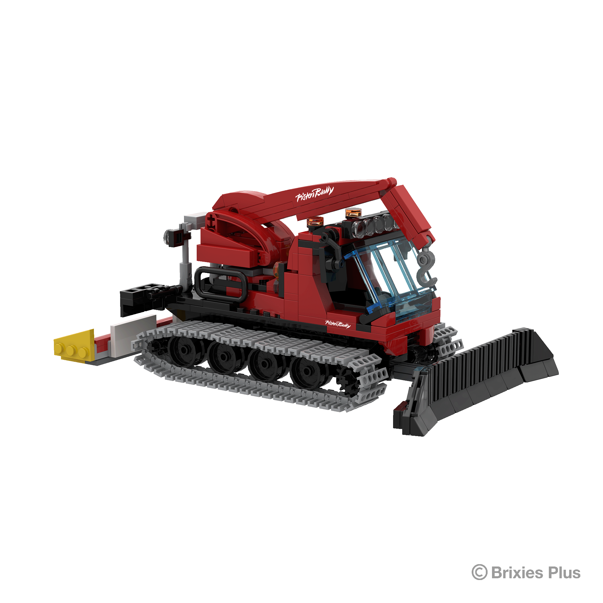 BRIXIES Plus Kässbohrer PistenBully Schneeraupe / Snow groomer