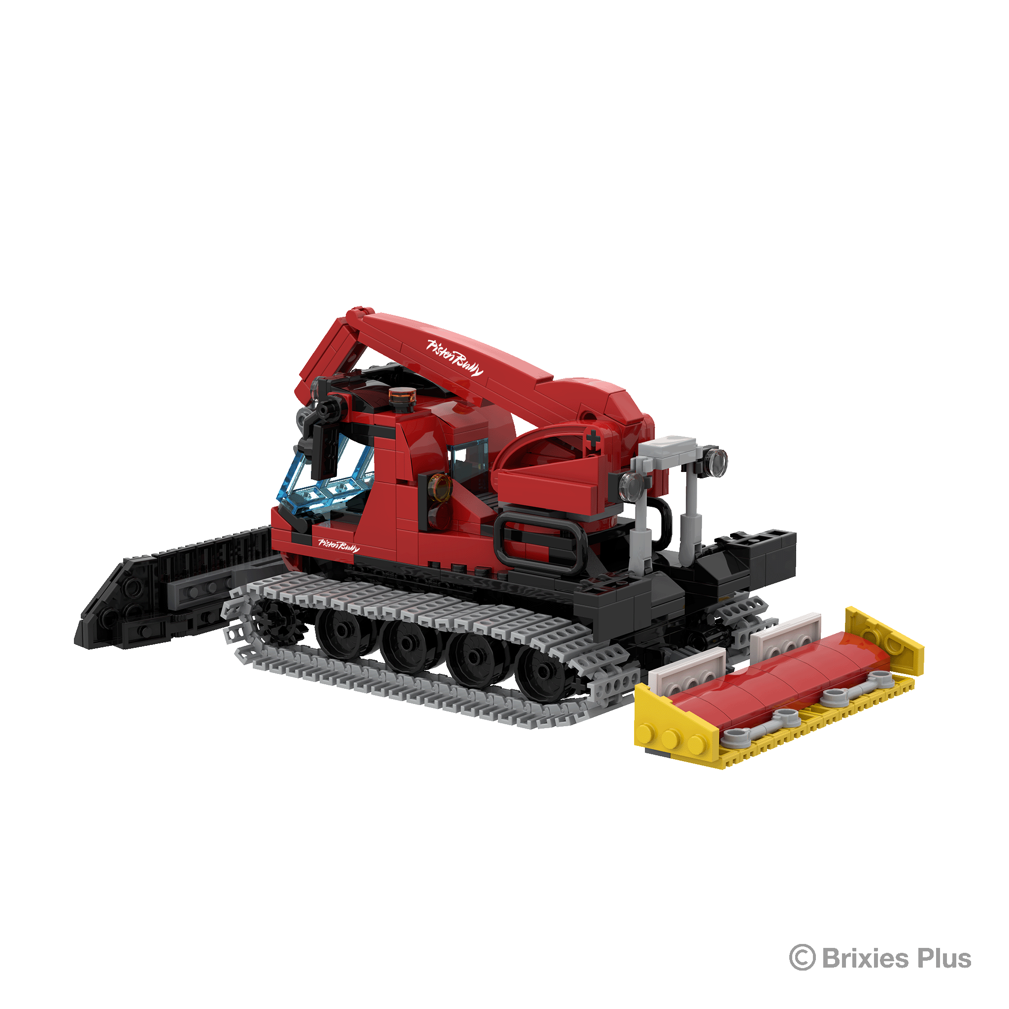 BRIXIES Plus Kässbohrer PistenBully Schneeraupe / Snow groomer