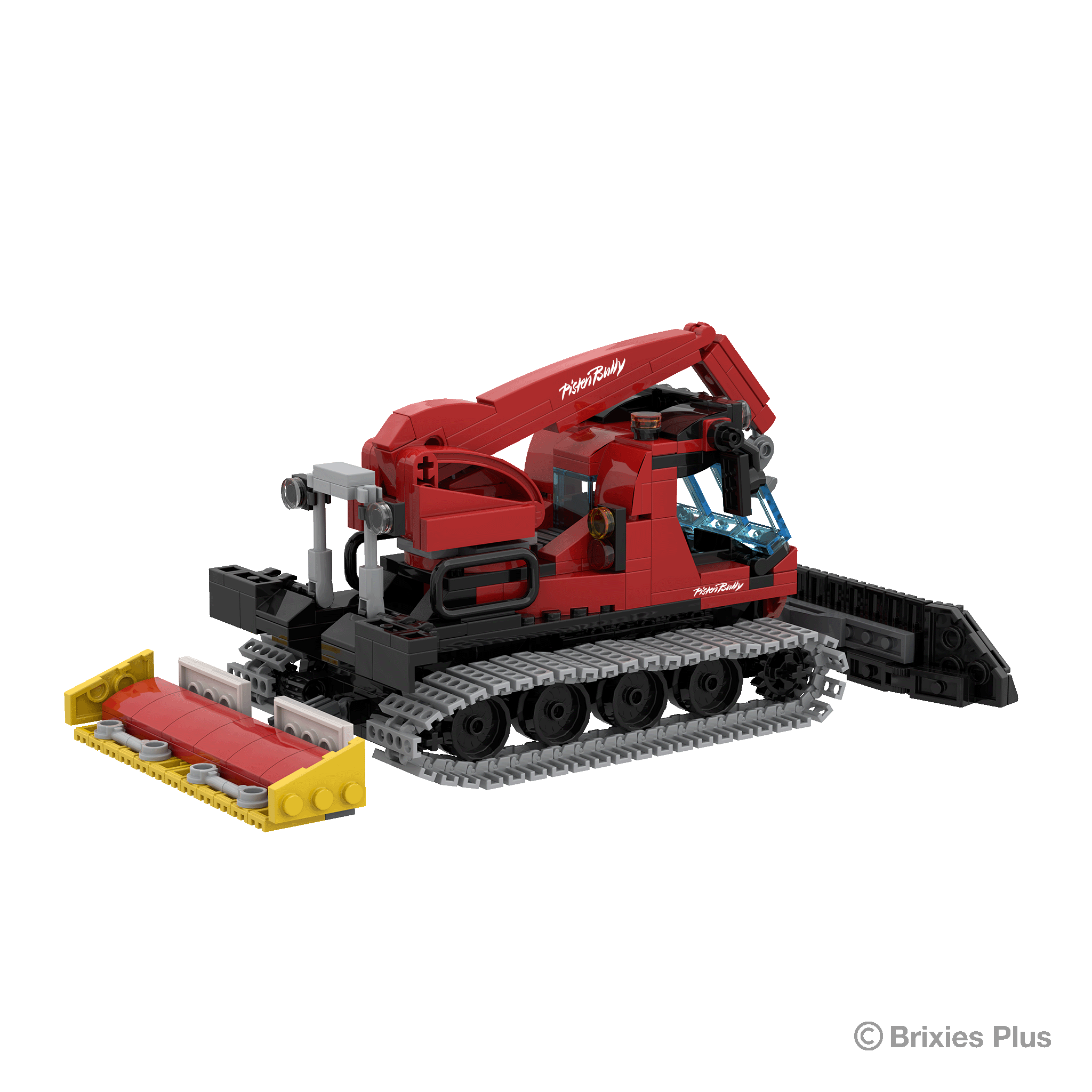 BRIXIES Plus Kässbohrer PistenBully Schneeraupe / Snow groomer