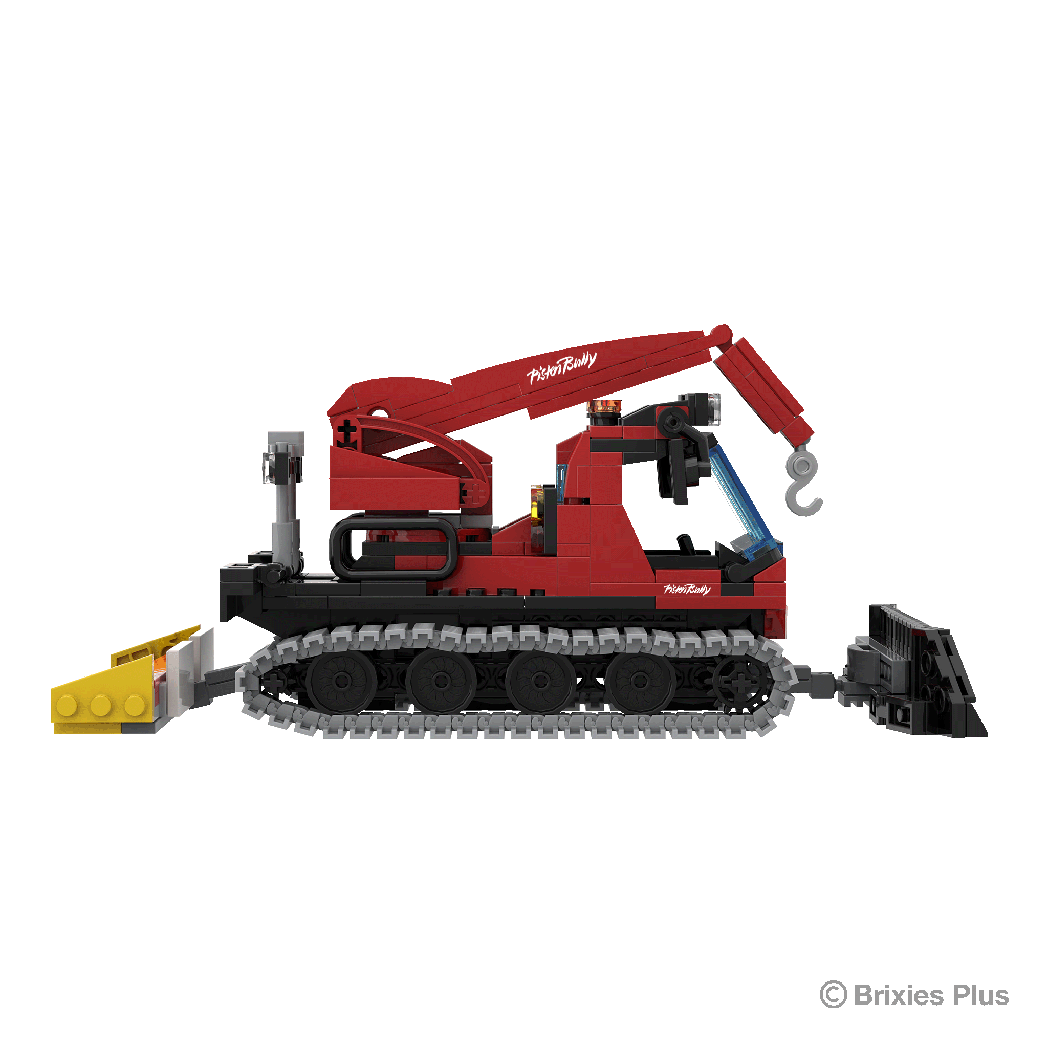 BRIXIES Plus Kässbohrer PistenBully Schneeraupe / Snow groomer