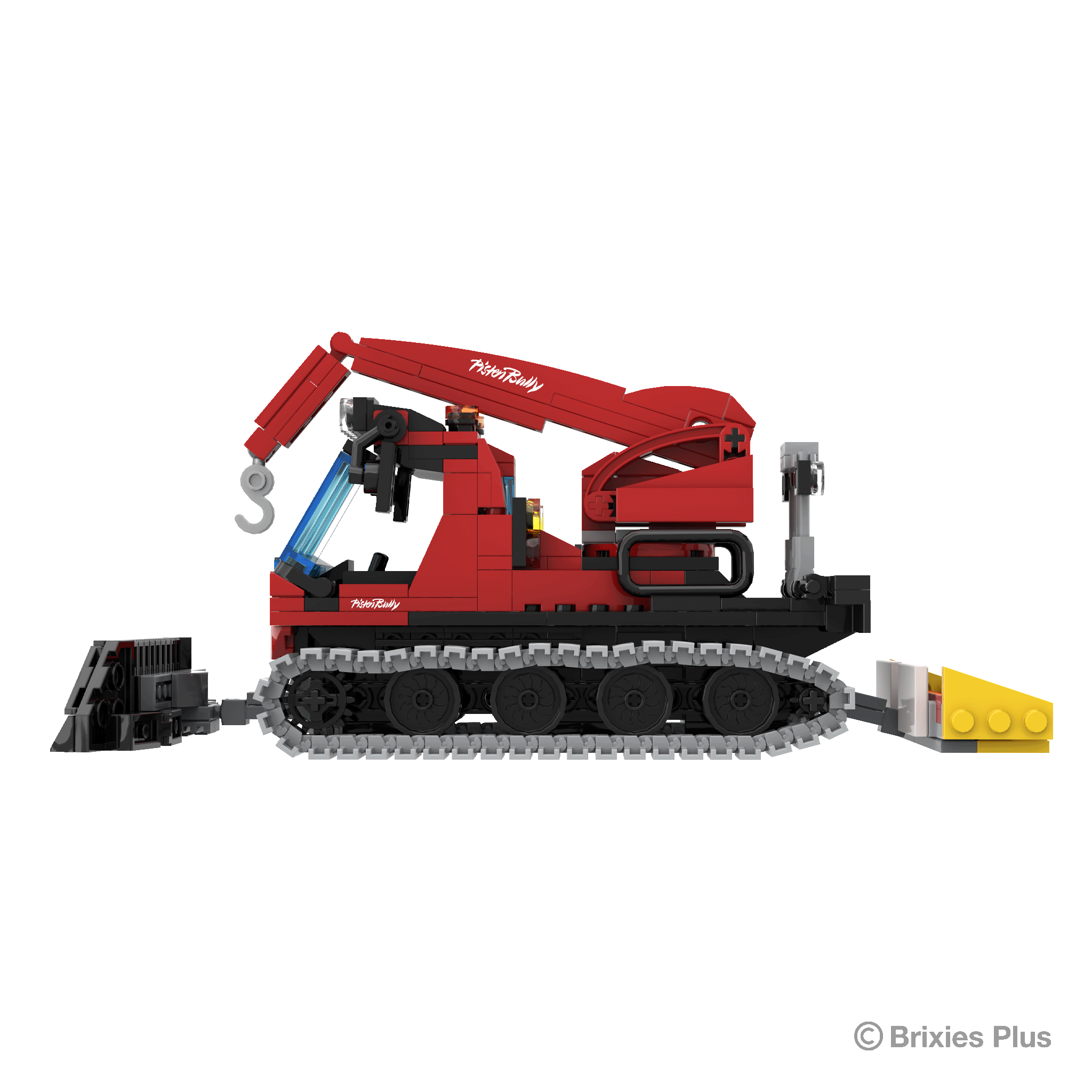 BRIXIES Plus Kässbohrer PistenBully Schneeraupe / Snow groomer