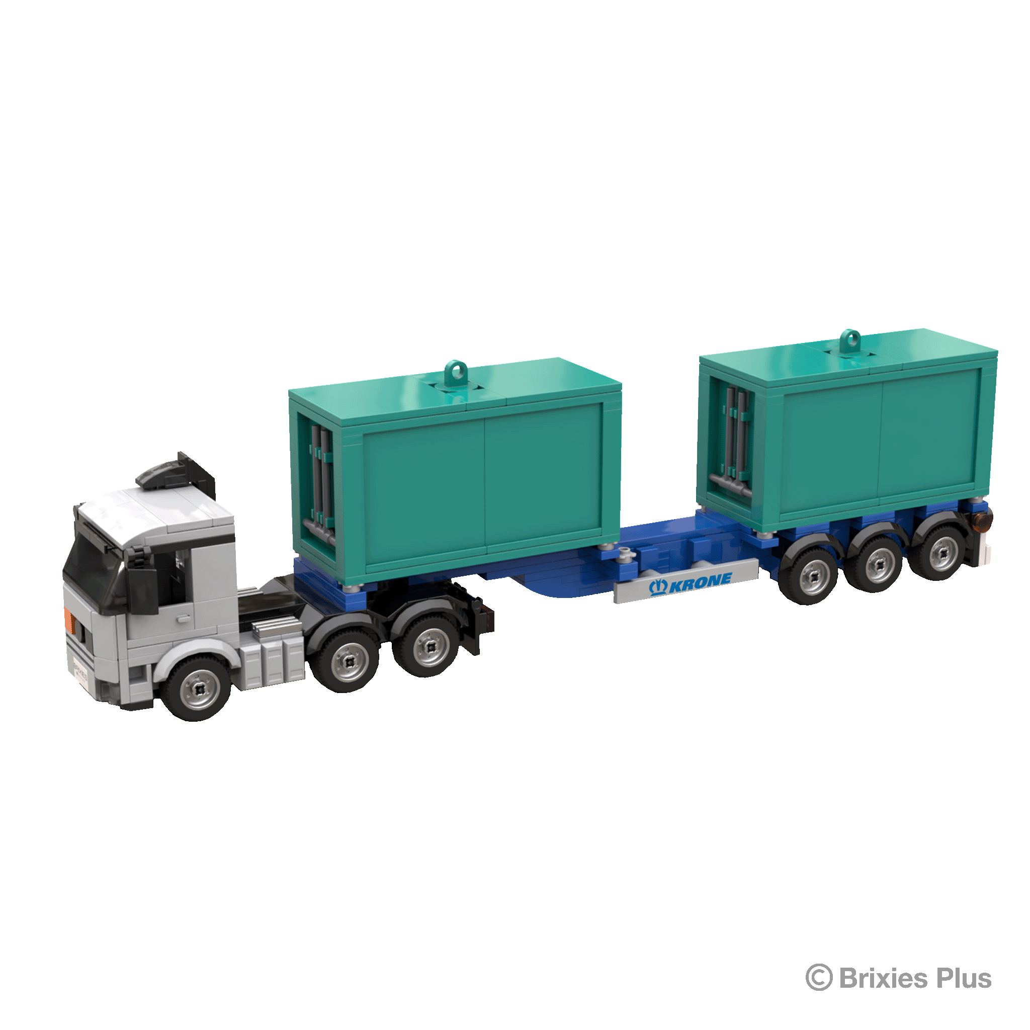 BRIXIES Plus Krone Boxliner eLTU70 mit 2 Containern